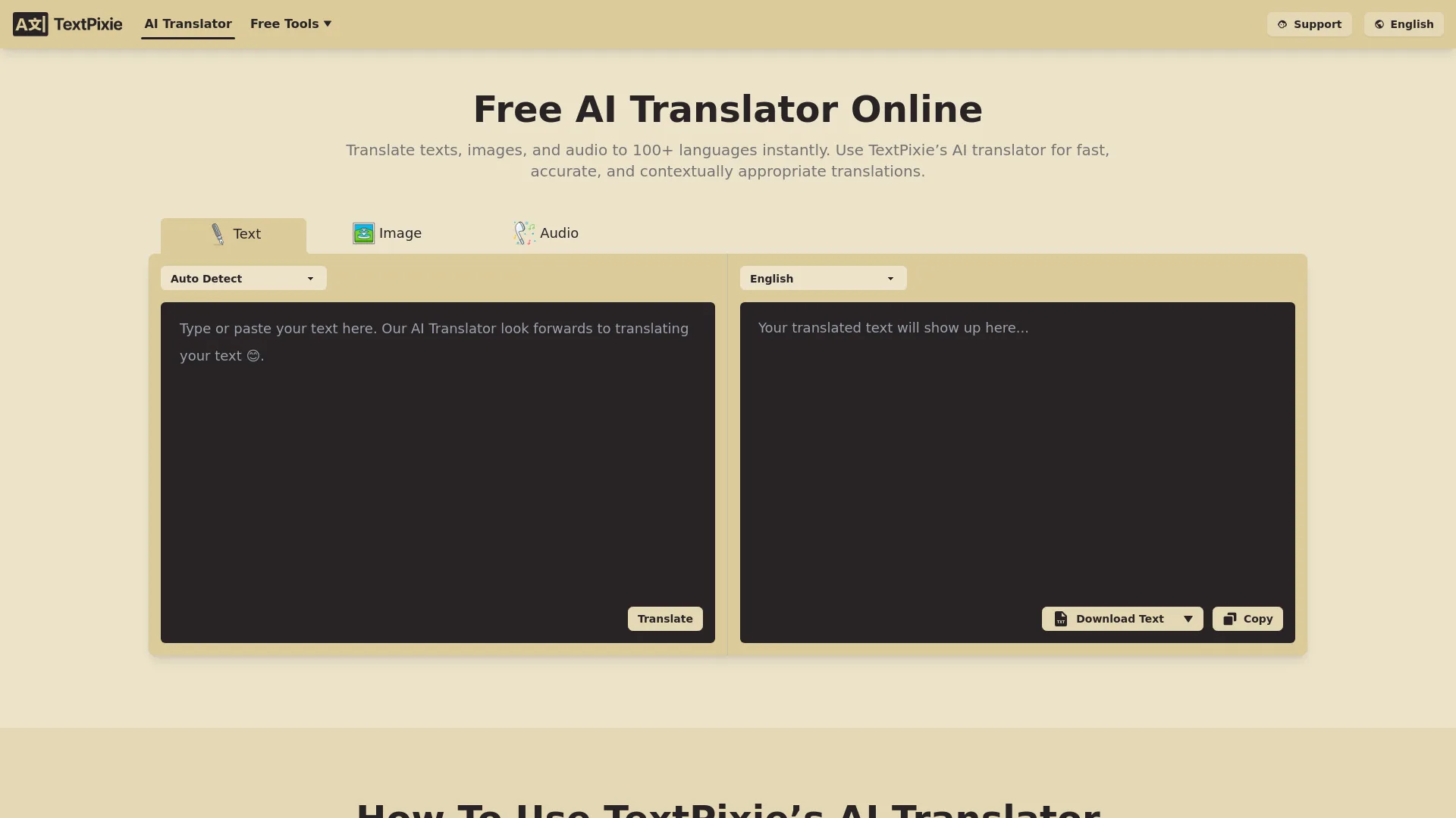 TextPixie AI Translator screenshot