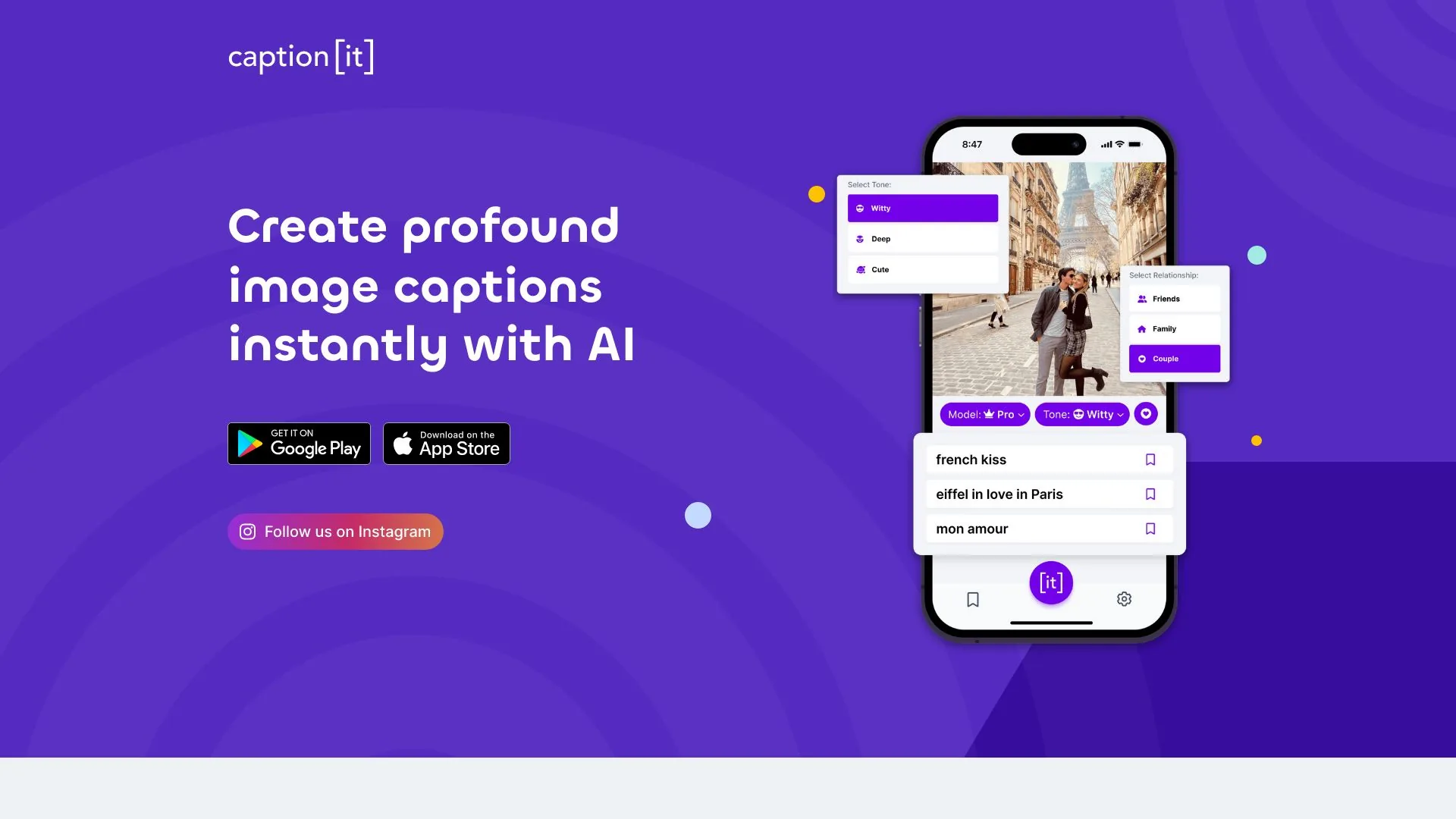 Captionit - Instagram标题生成器 screenshot