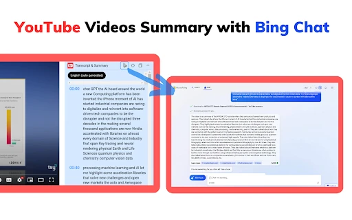 YouTube Summary with Bing Chat - All Browsers screenshot