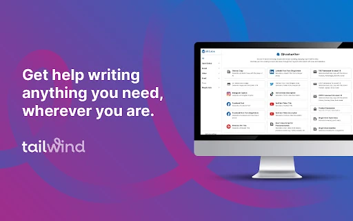 Tailwind AI Chrome Extension screenshot