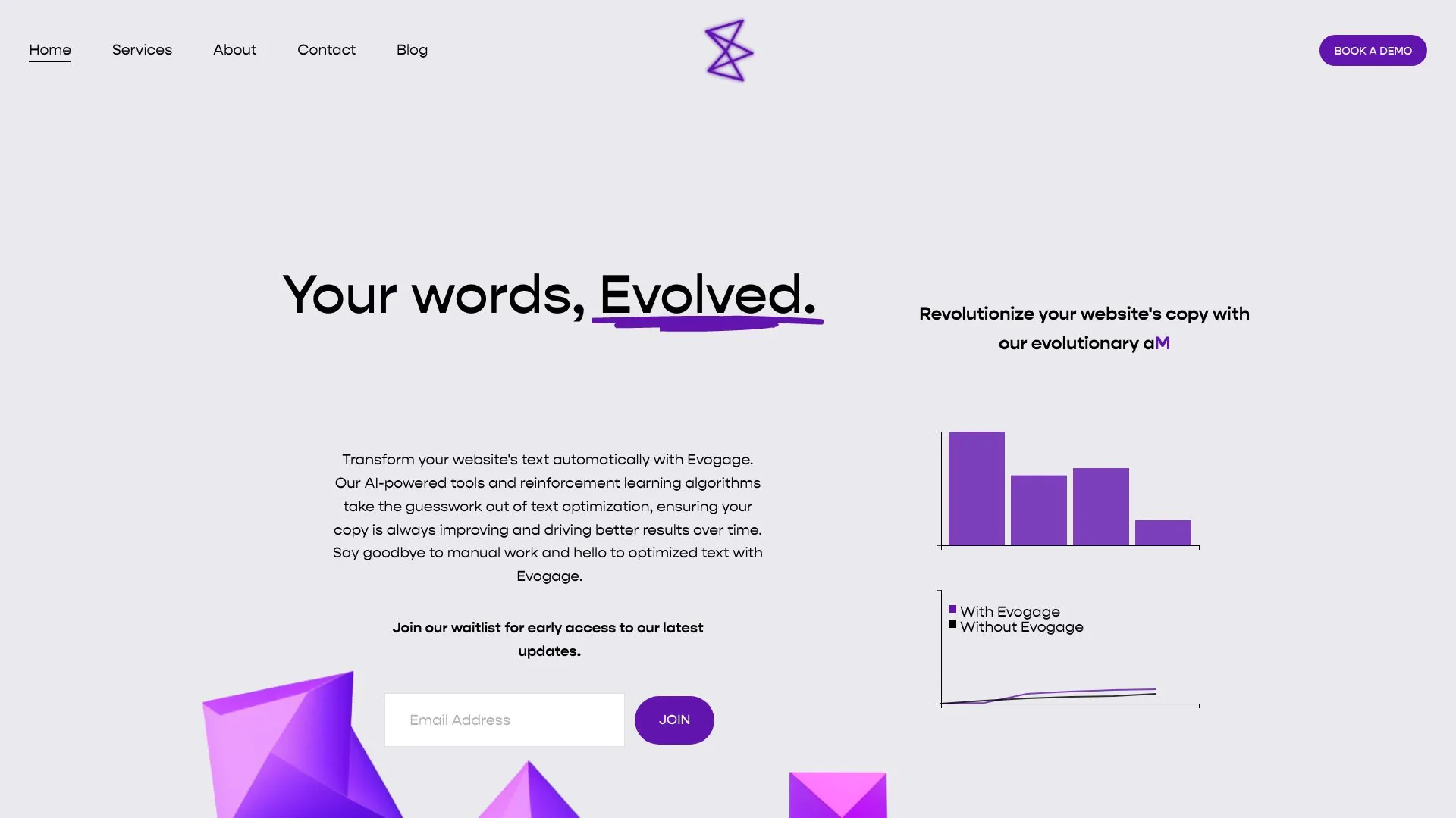 Evogage screenshot