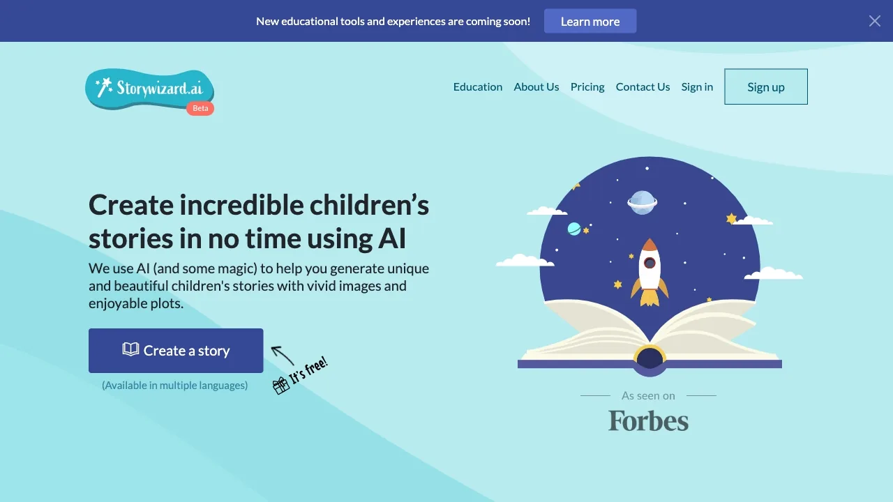 Storywizard.ai screenshot