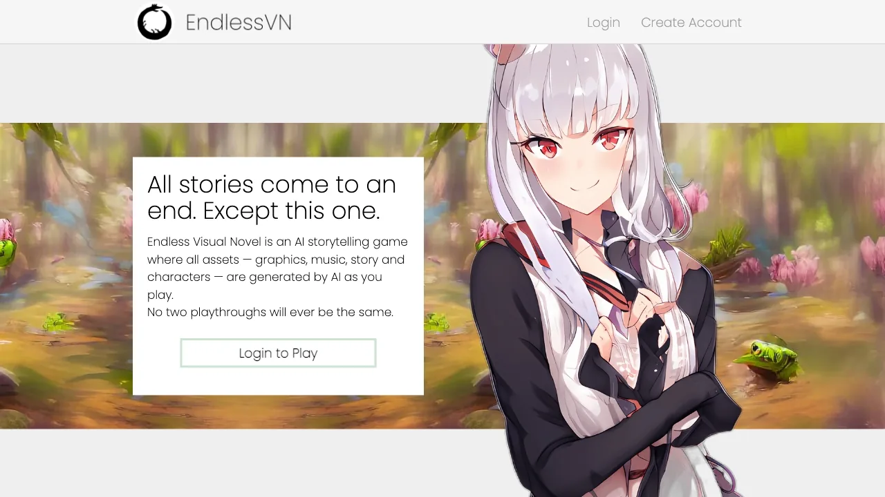 Endless Visual Novel screenshot