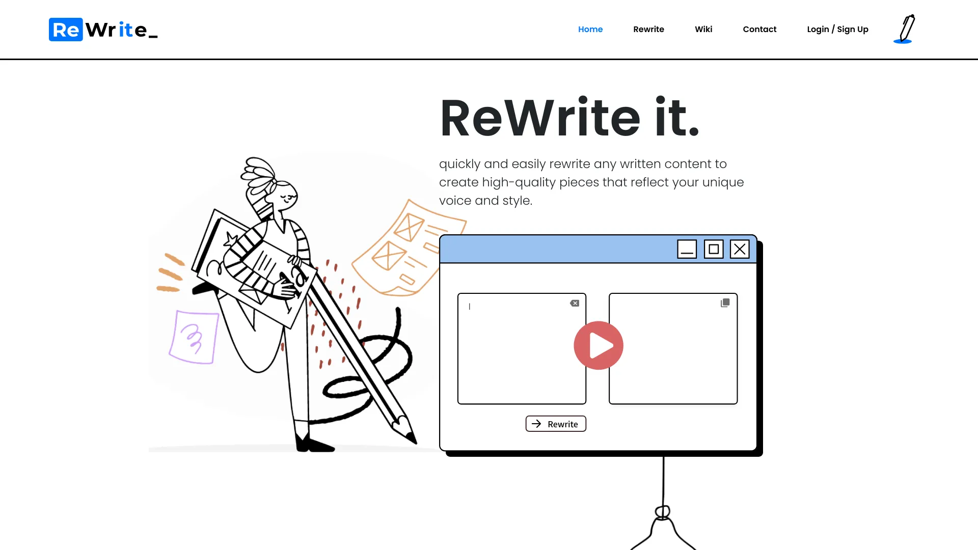 ReWrite It.AI screenshot
