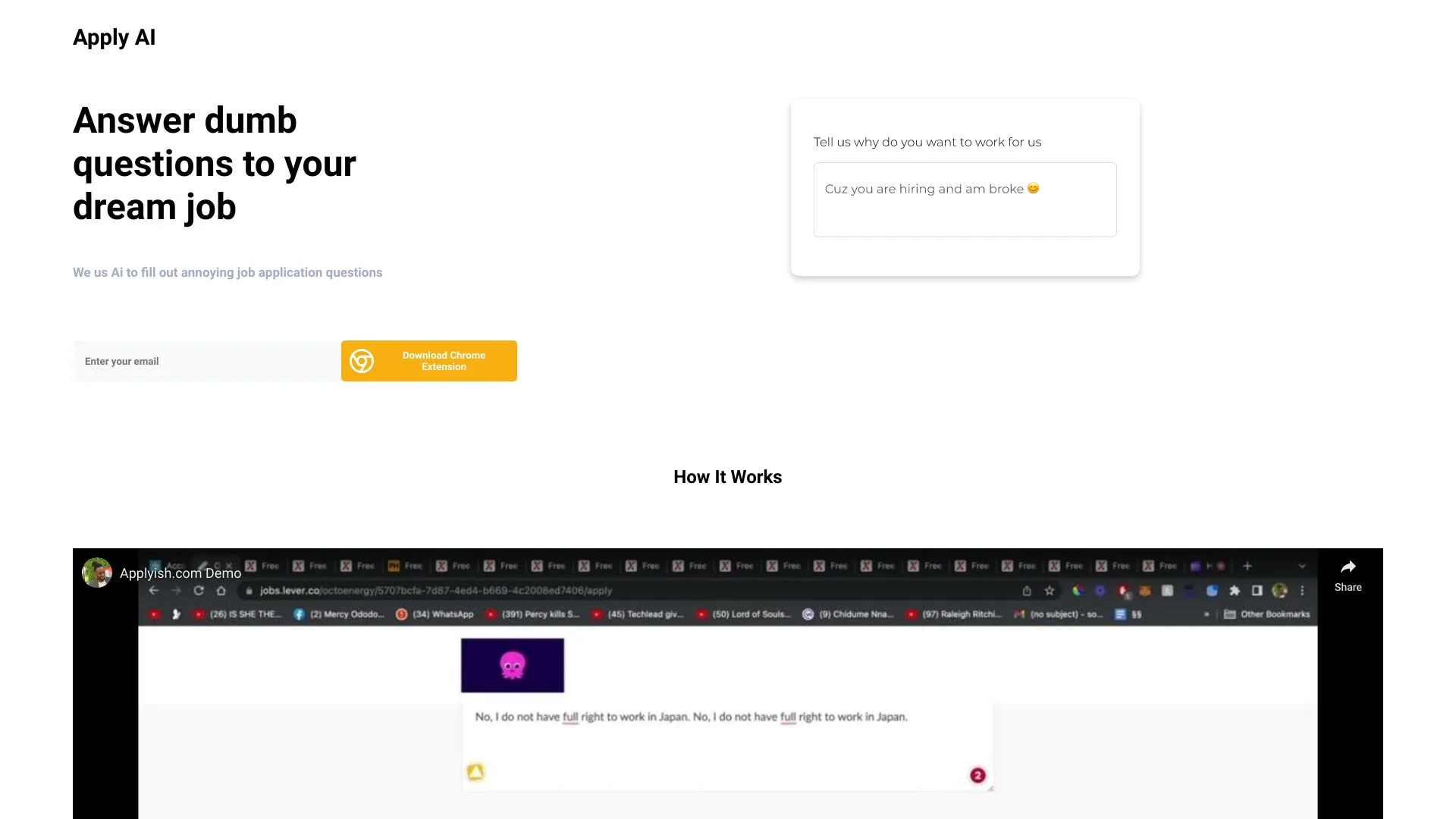 Applyish screenshot