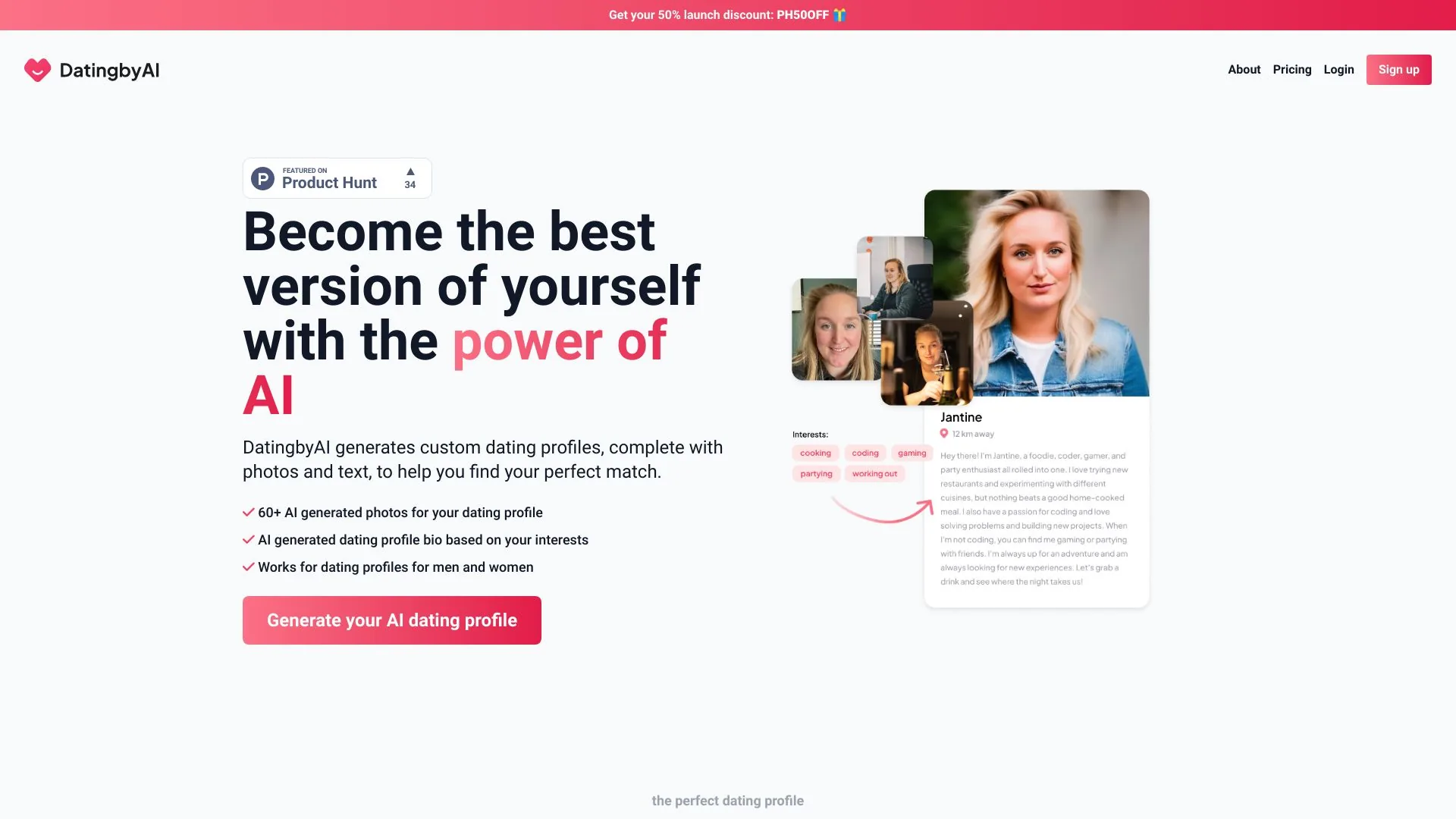 DatingbyAI screenshot