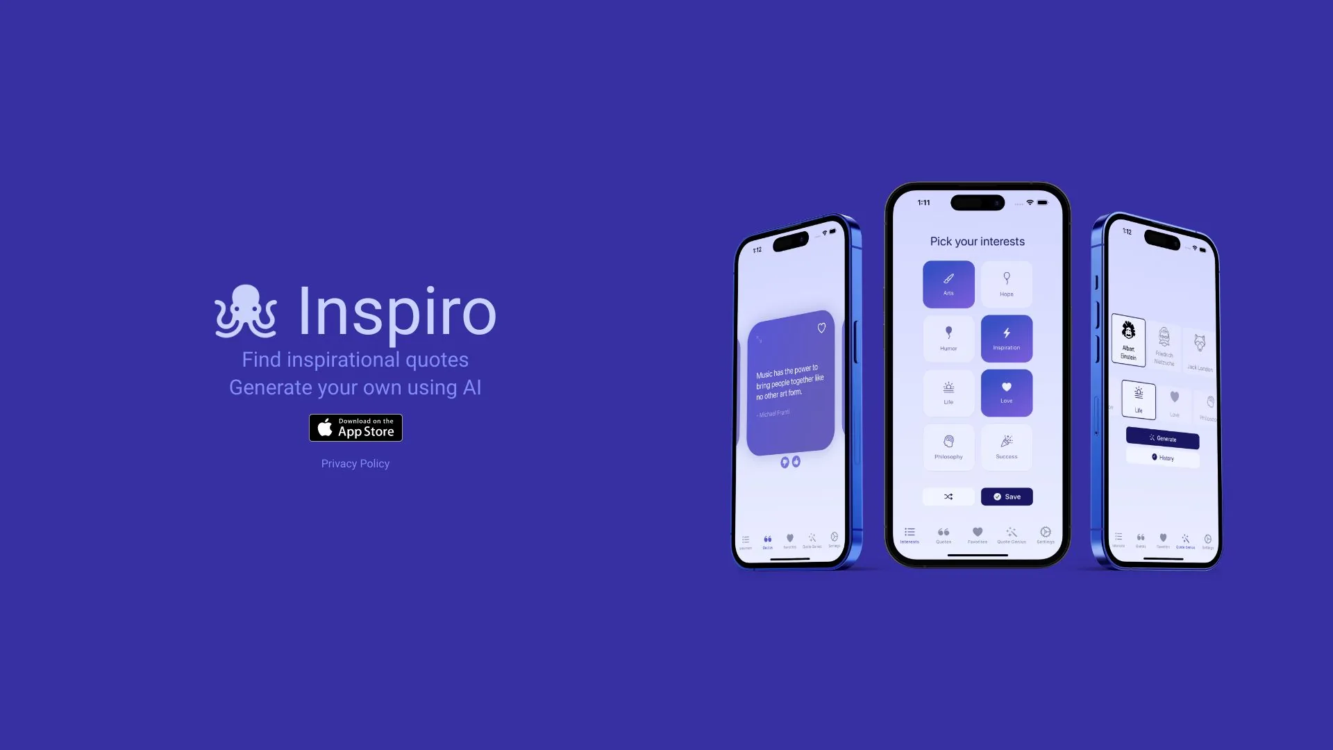Inspiro screenshot