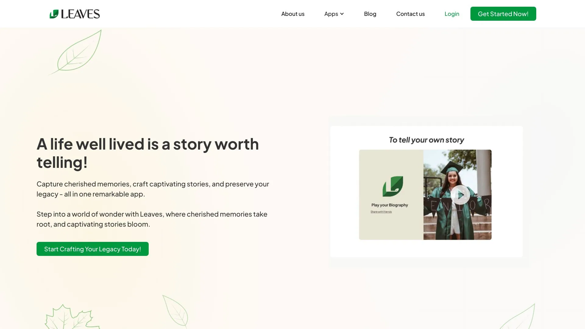 Leaves - Life Stories screenshot