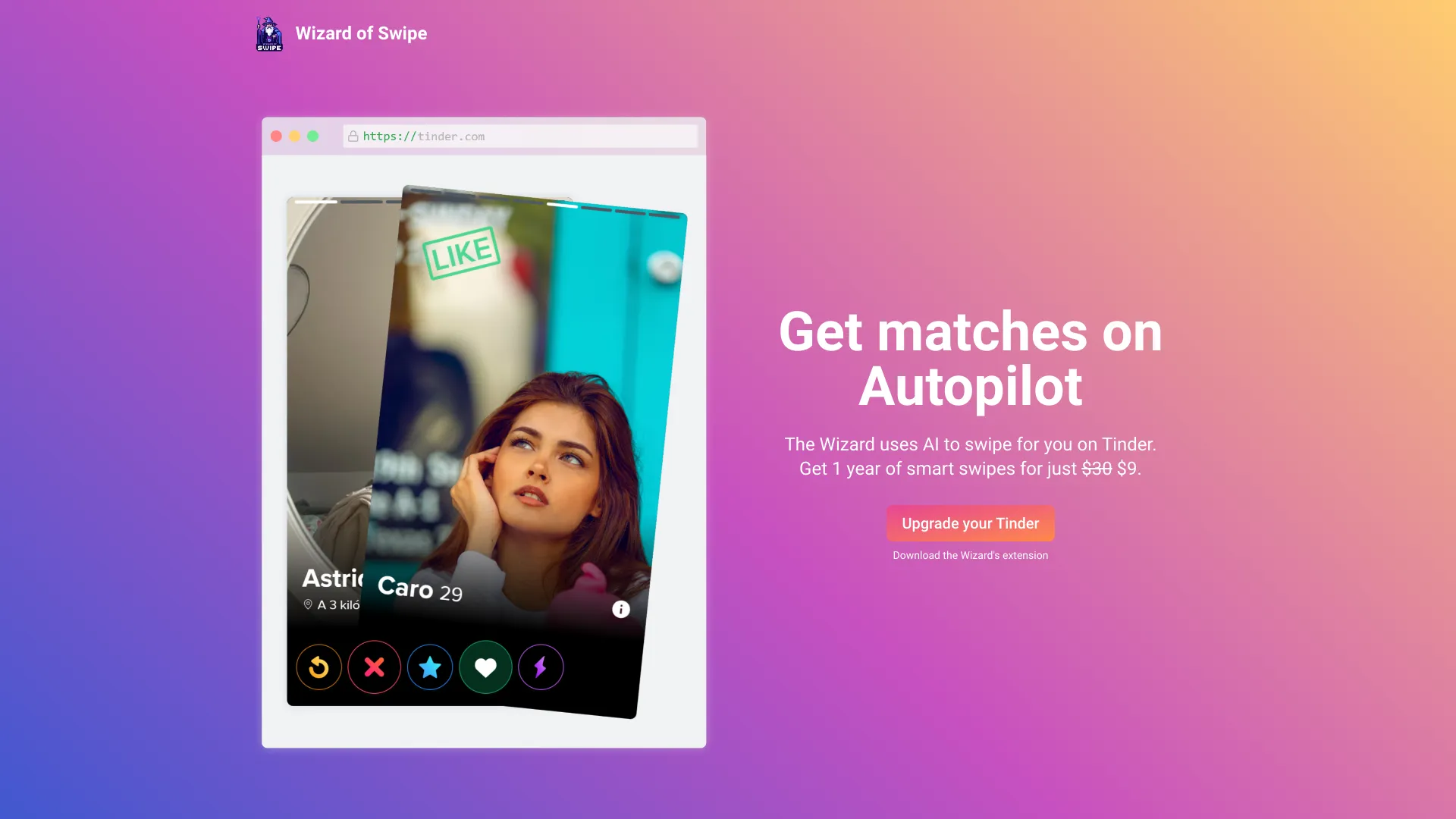 Wizard of Swipe screenshot