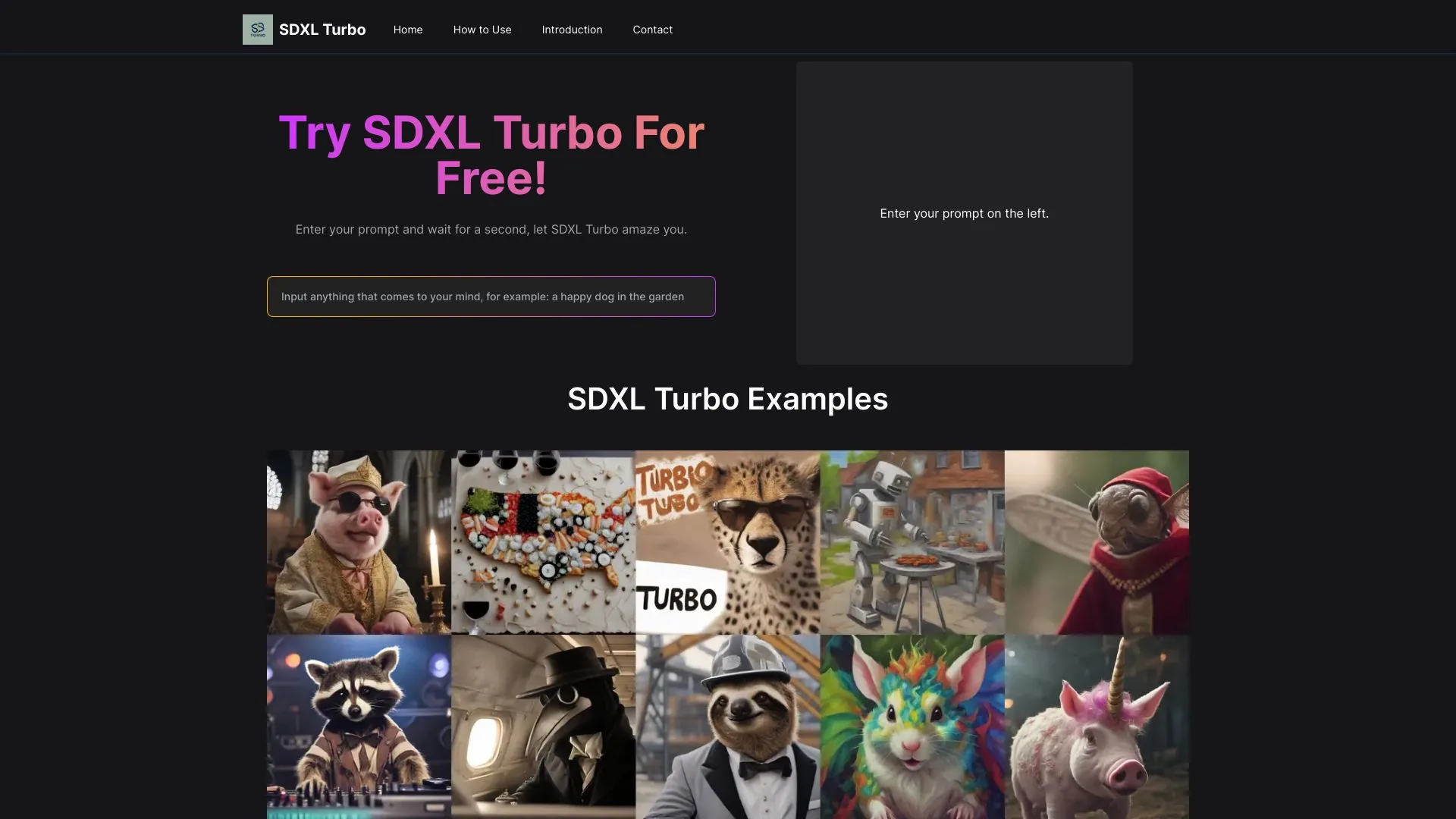 SDXL Turbo screenshot