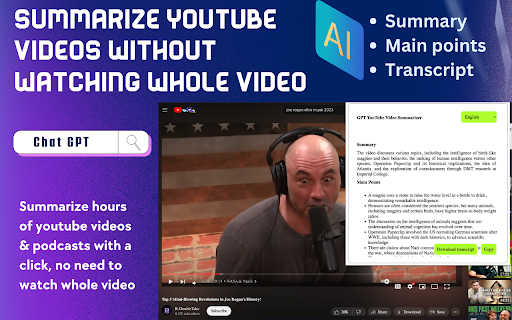 AI Video Summarizer screenshot