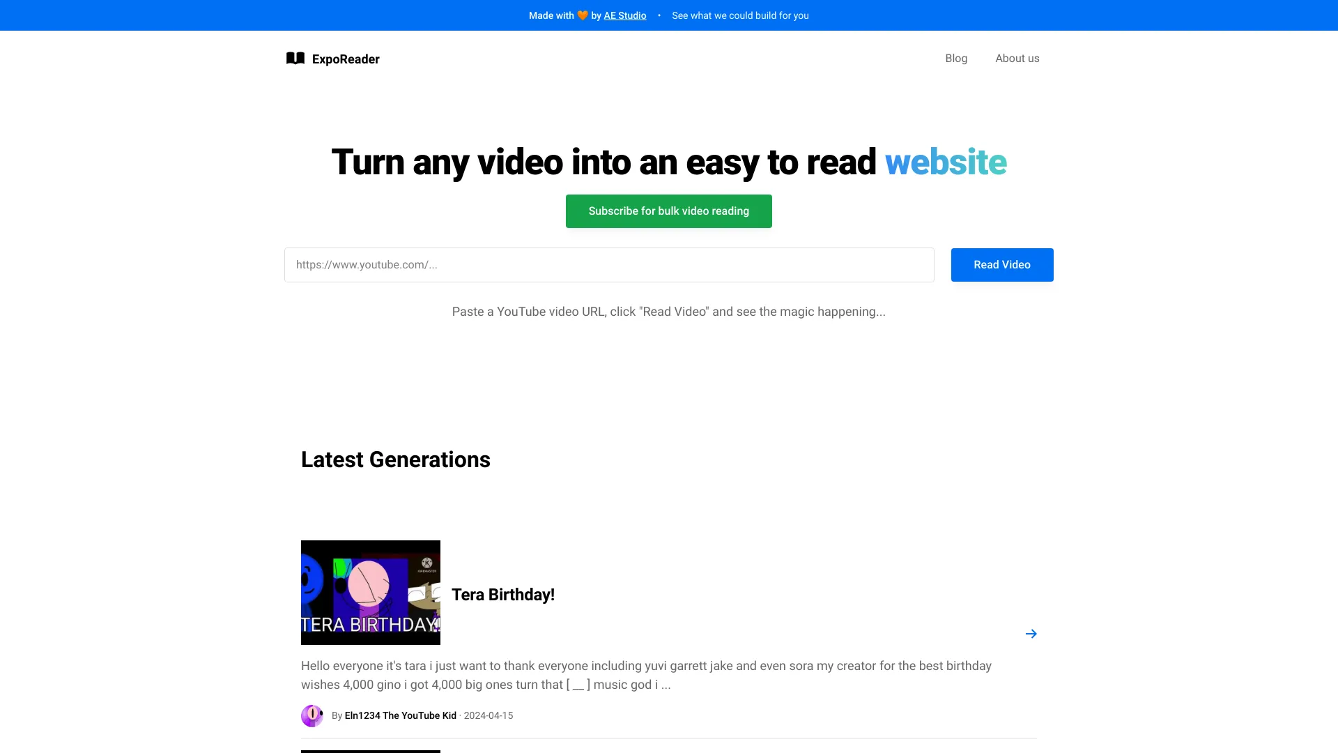 ExpoReader screenshot