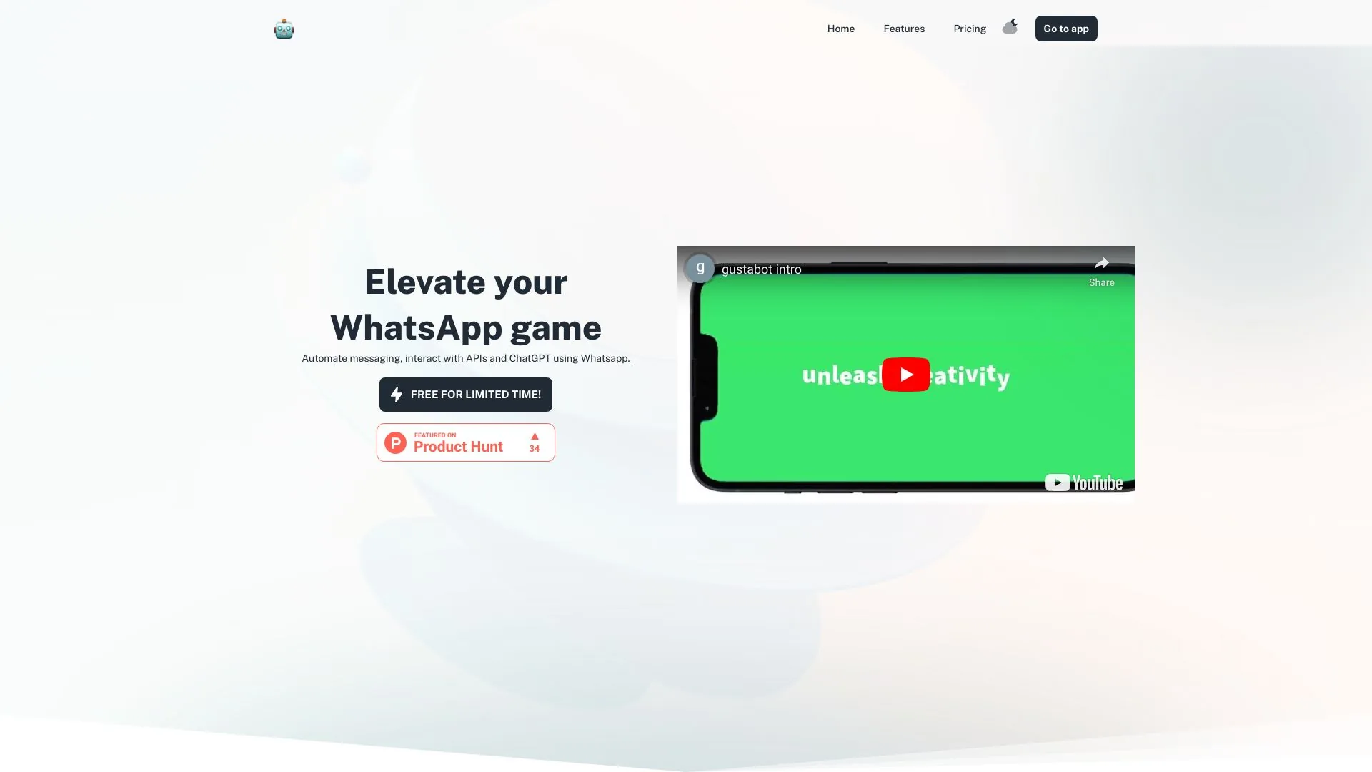 Gustabot screenshot