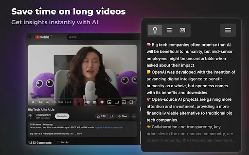 Summarify screenshot