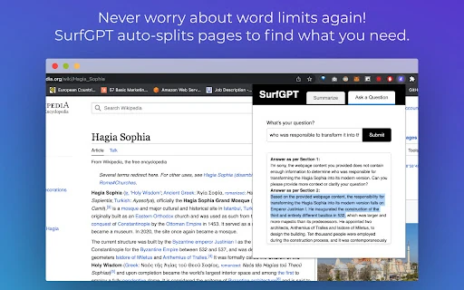 SurfGPT screenshot