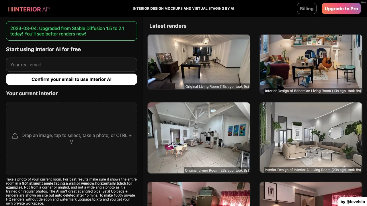 InteriorAI screenshot