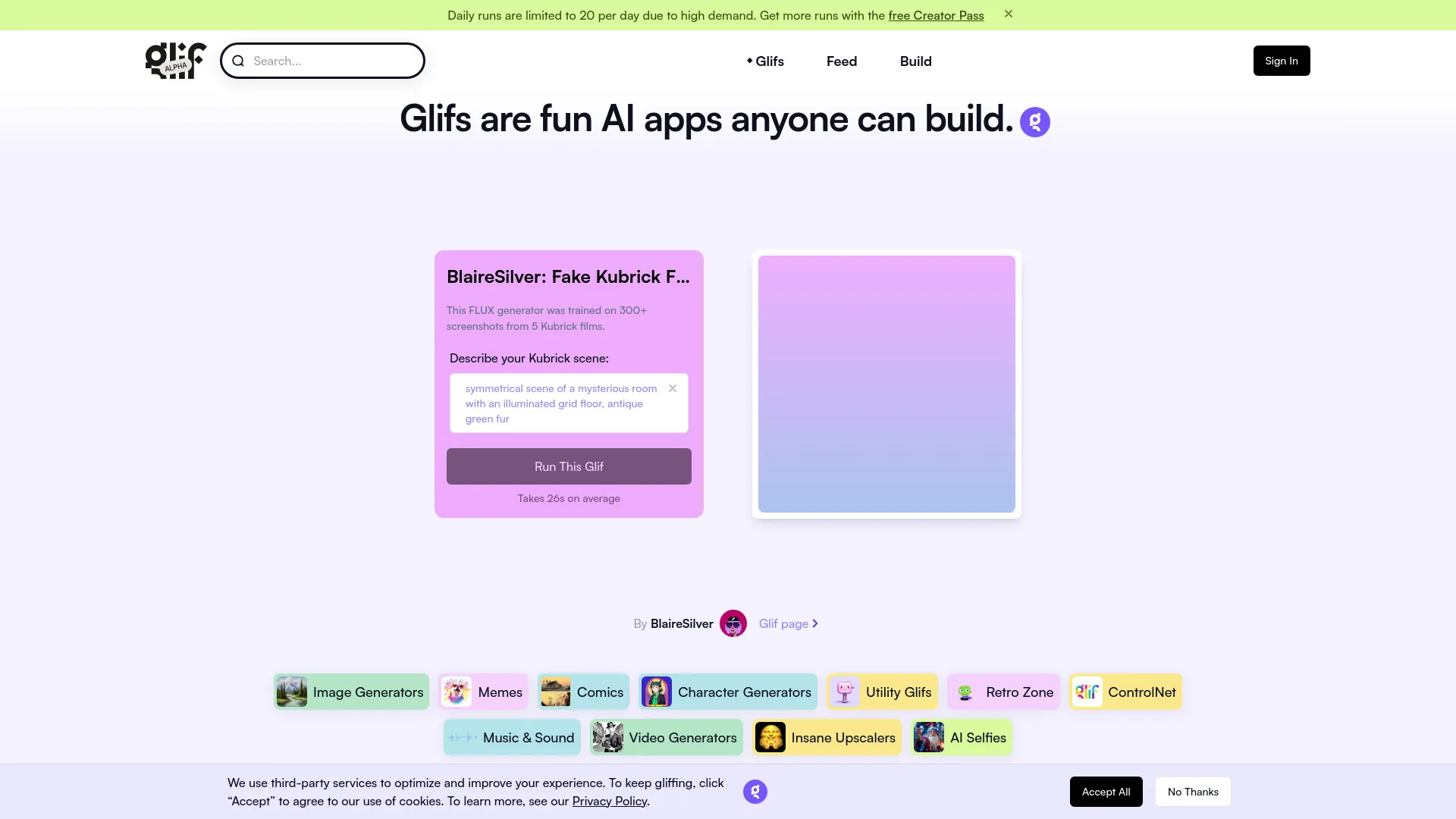 Glif screenshot