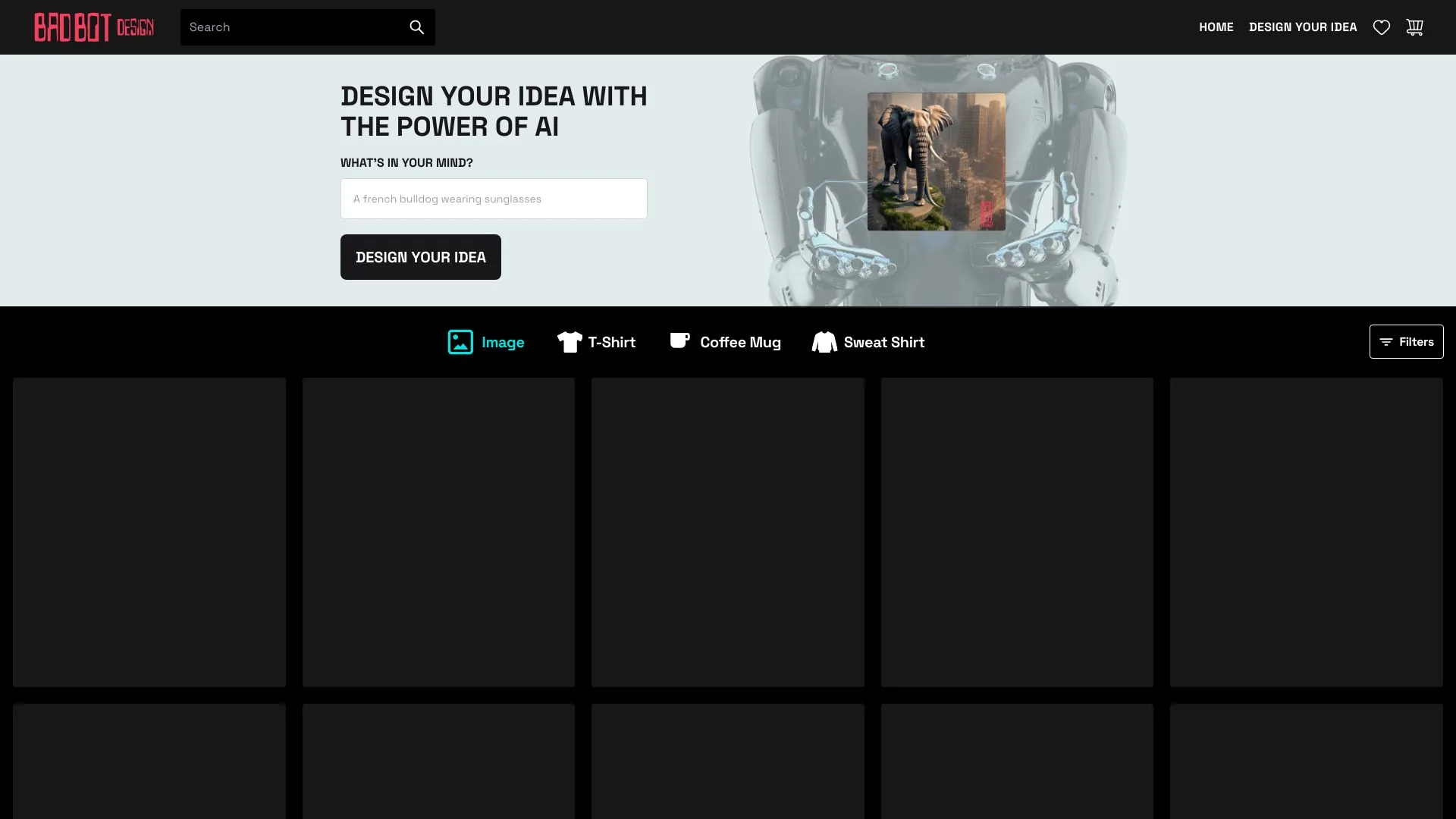 Bad Bot Design screenshot