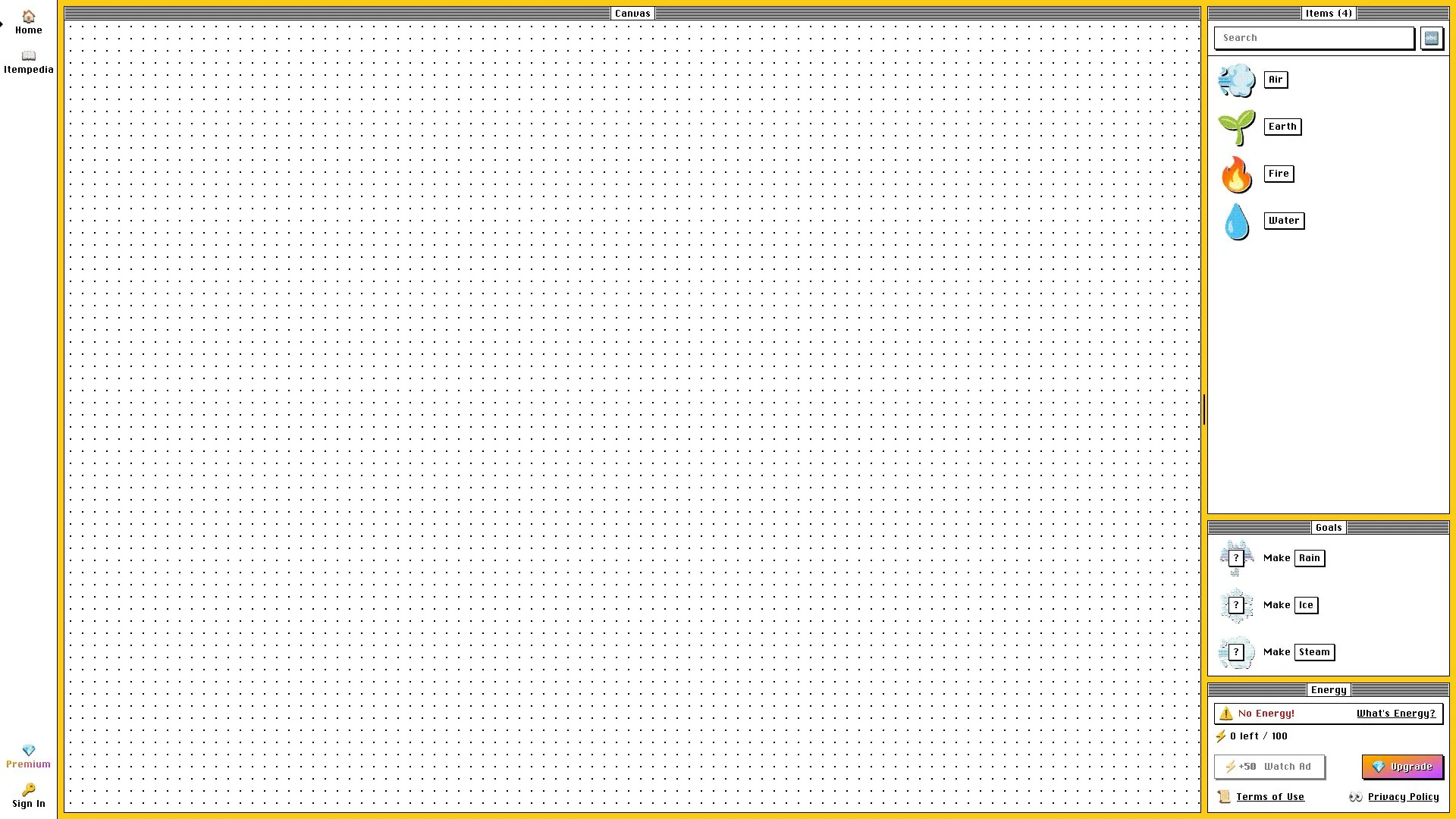 Allchemy screenshot