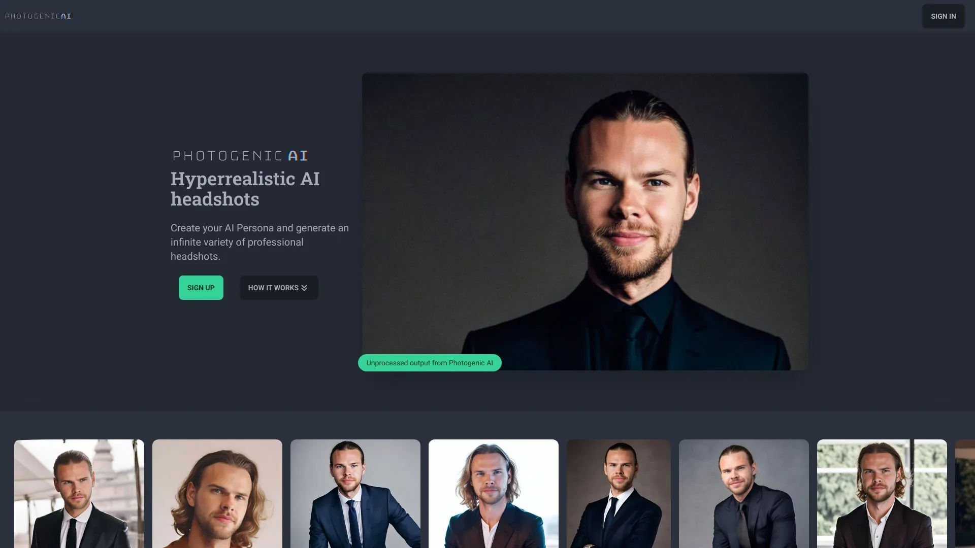 PhotogenicAI screenshot