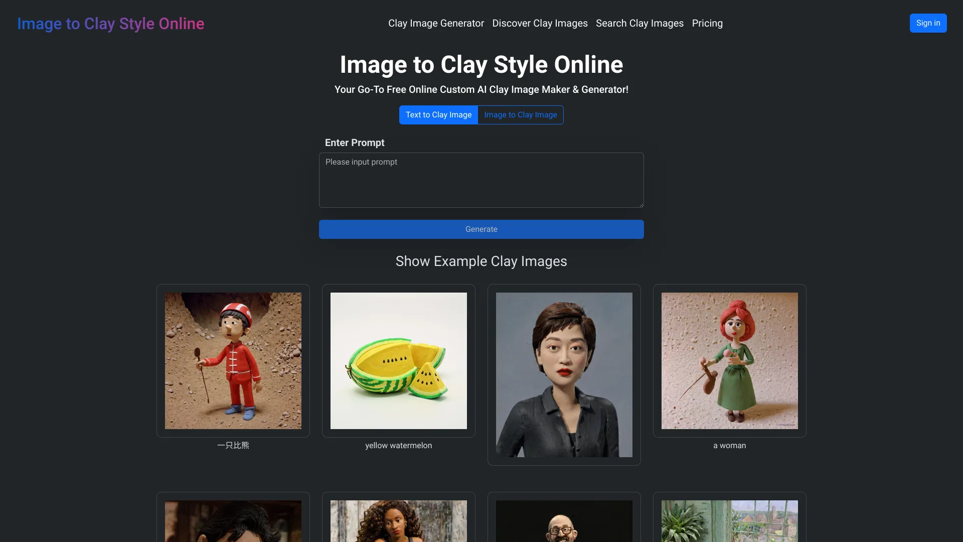 Clay AI screenshot