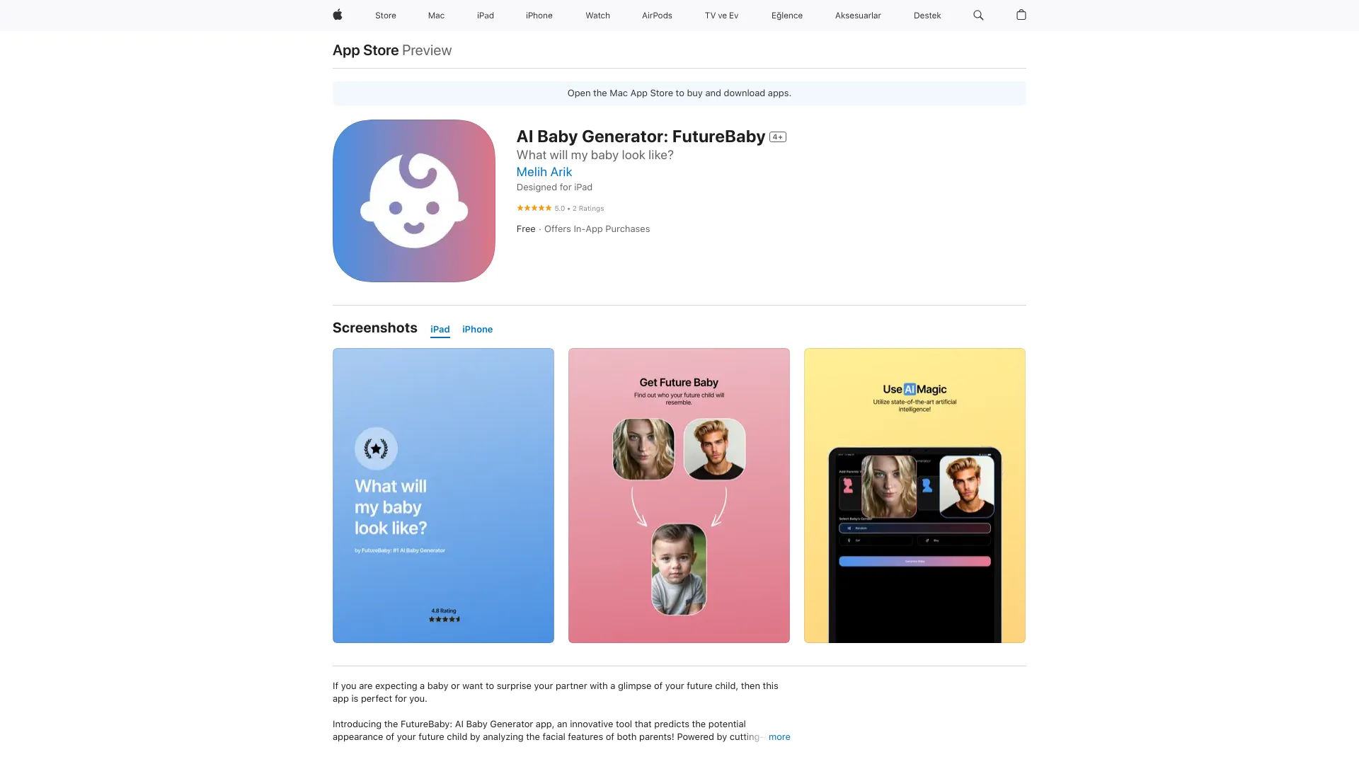 AI Baby Generator: FutureBaby screenshot