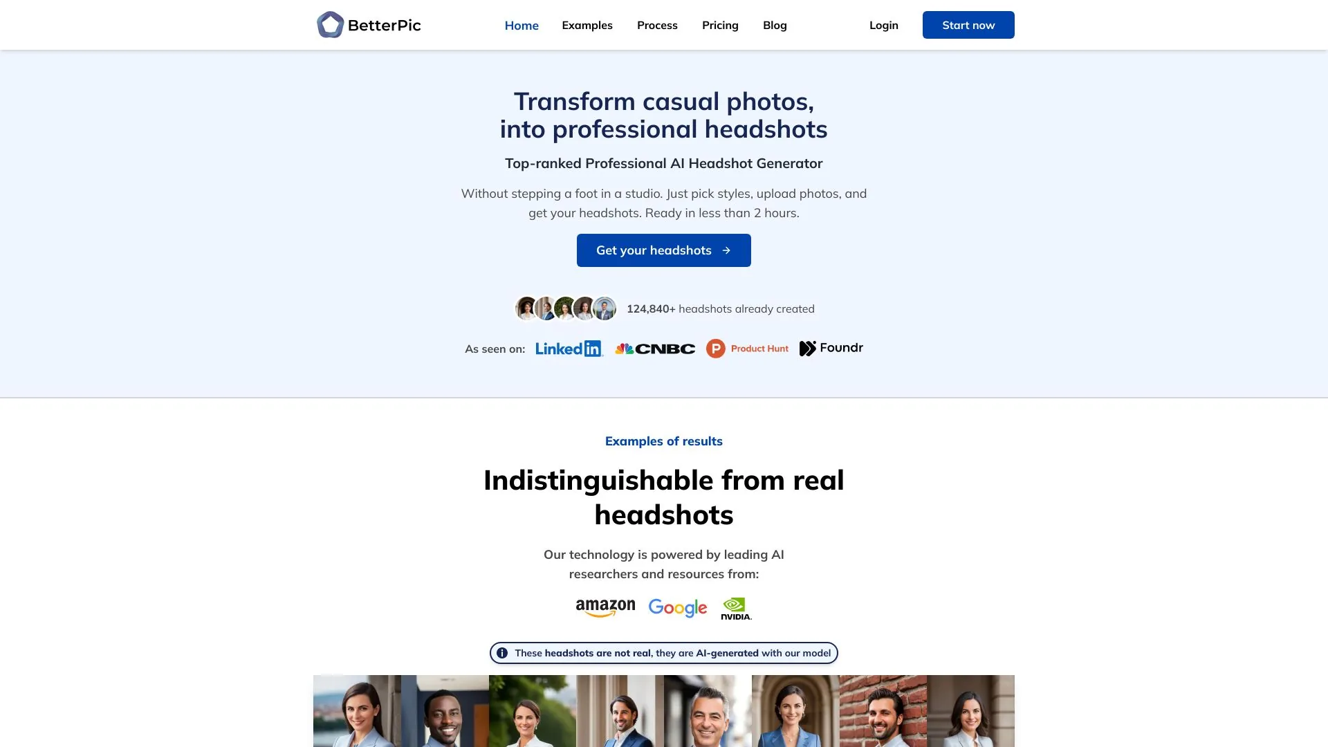 BetterPic - Portrait AI Business Photos screenshot