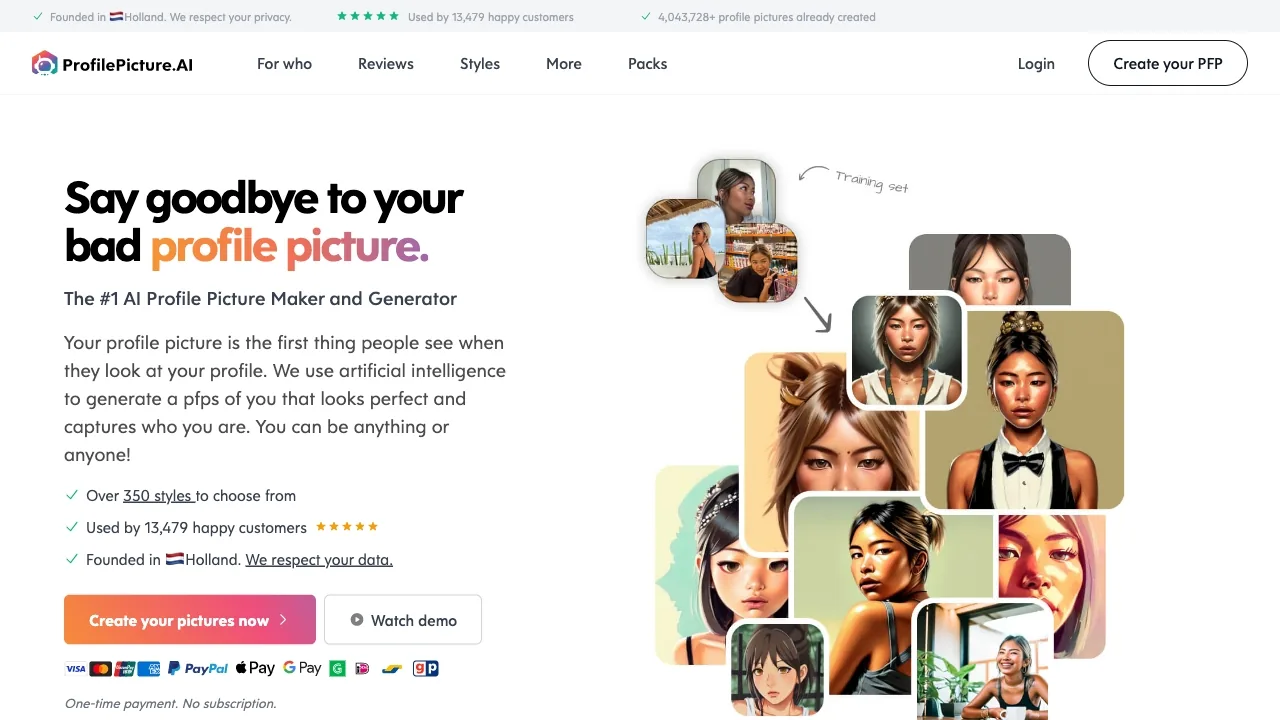 PFP.AI screenshot