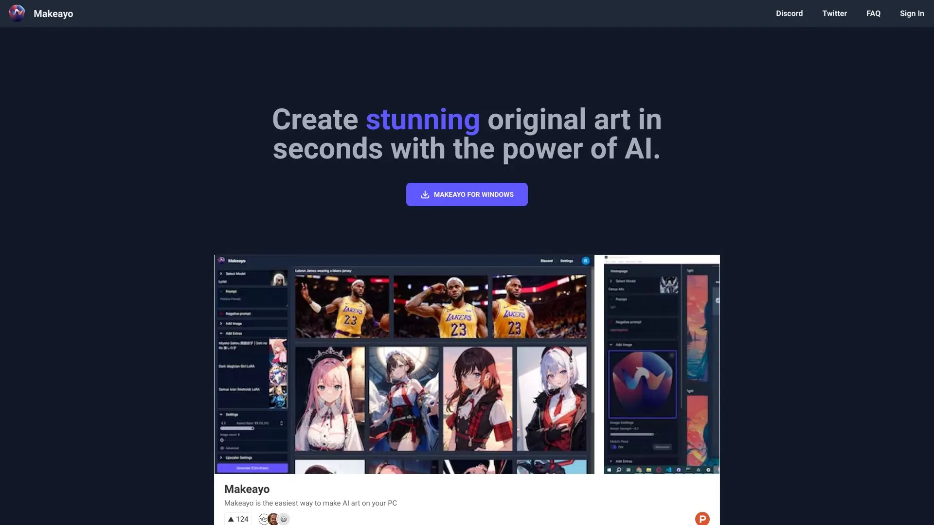 Makeayo screenshot