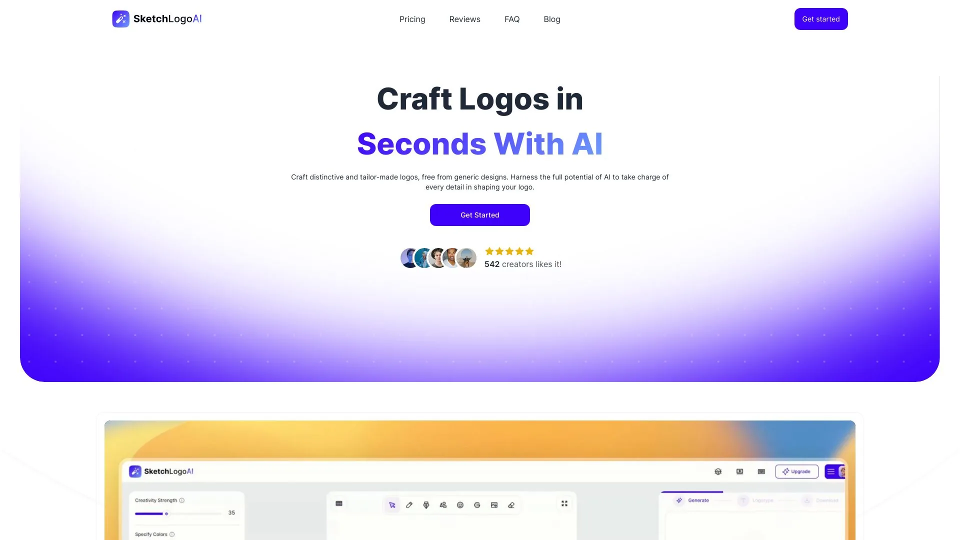 Sketch Logo AI screenshot