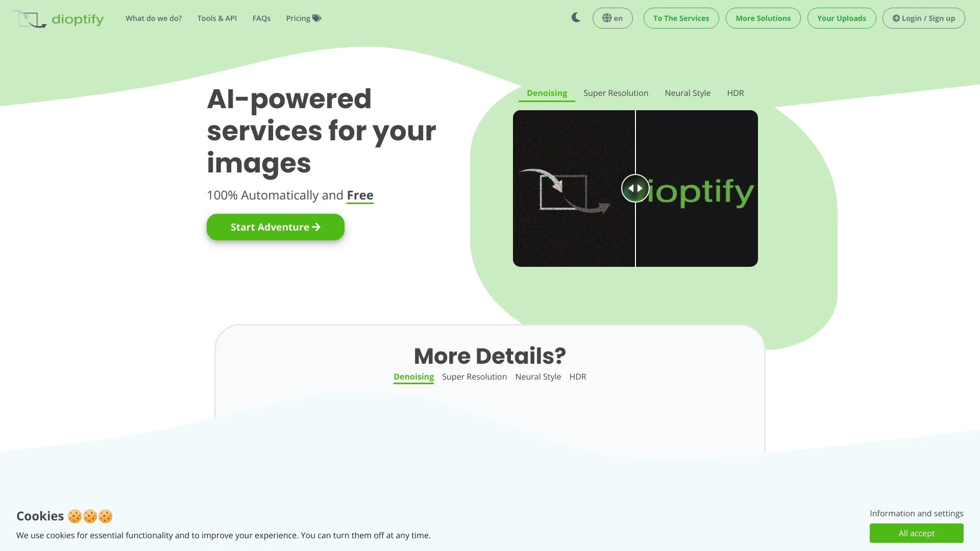 Dioptify screenshot