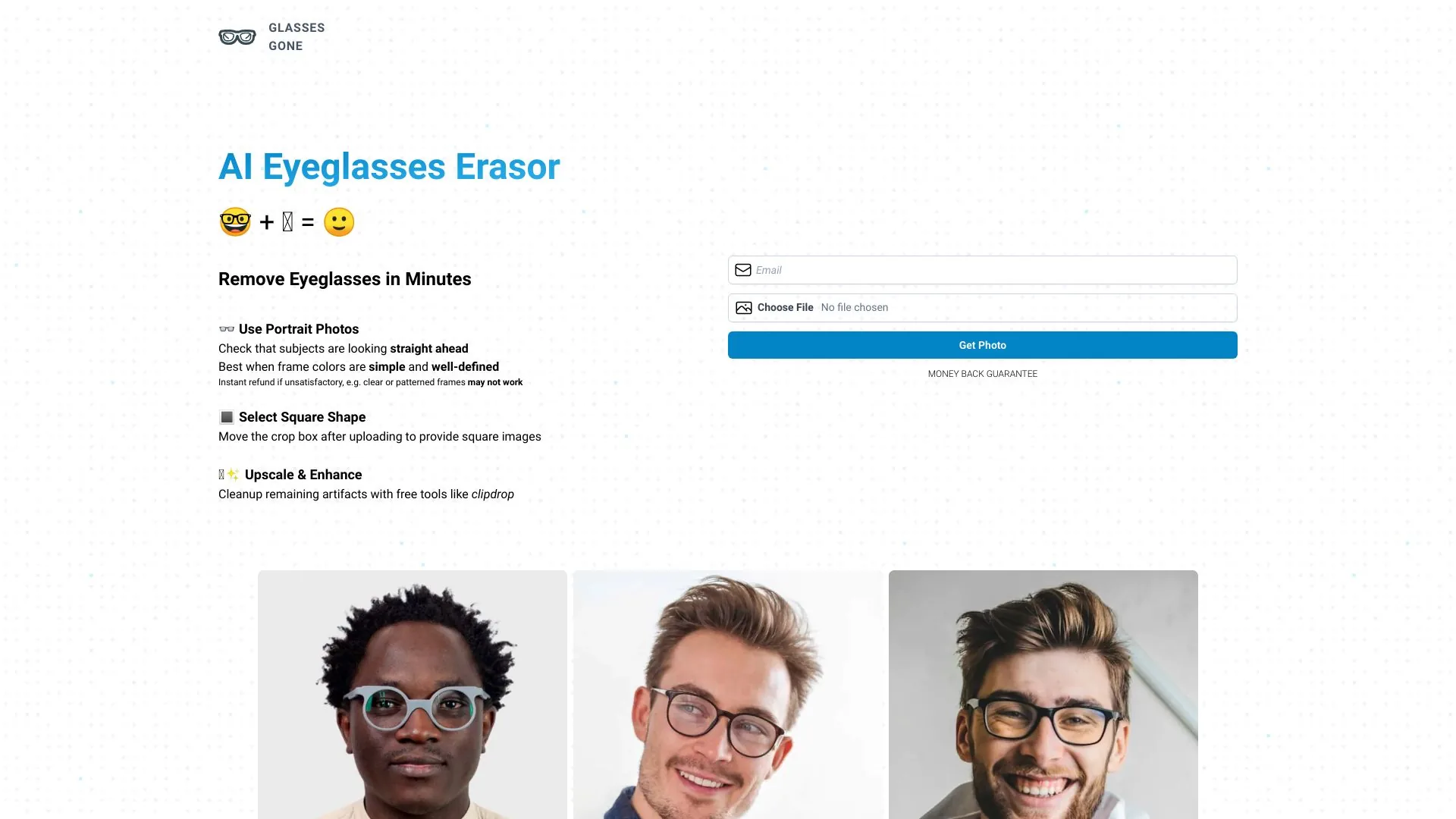 Glasses Gone screenshot
