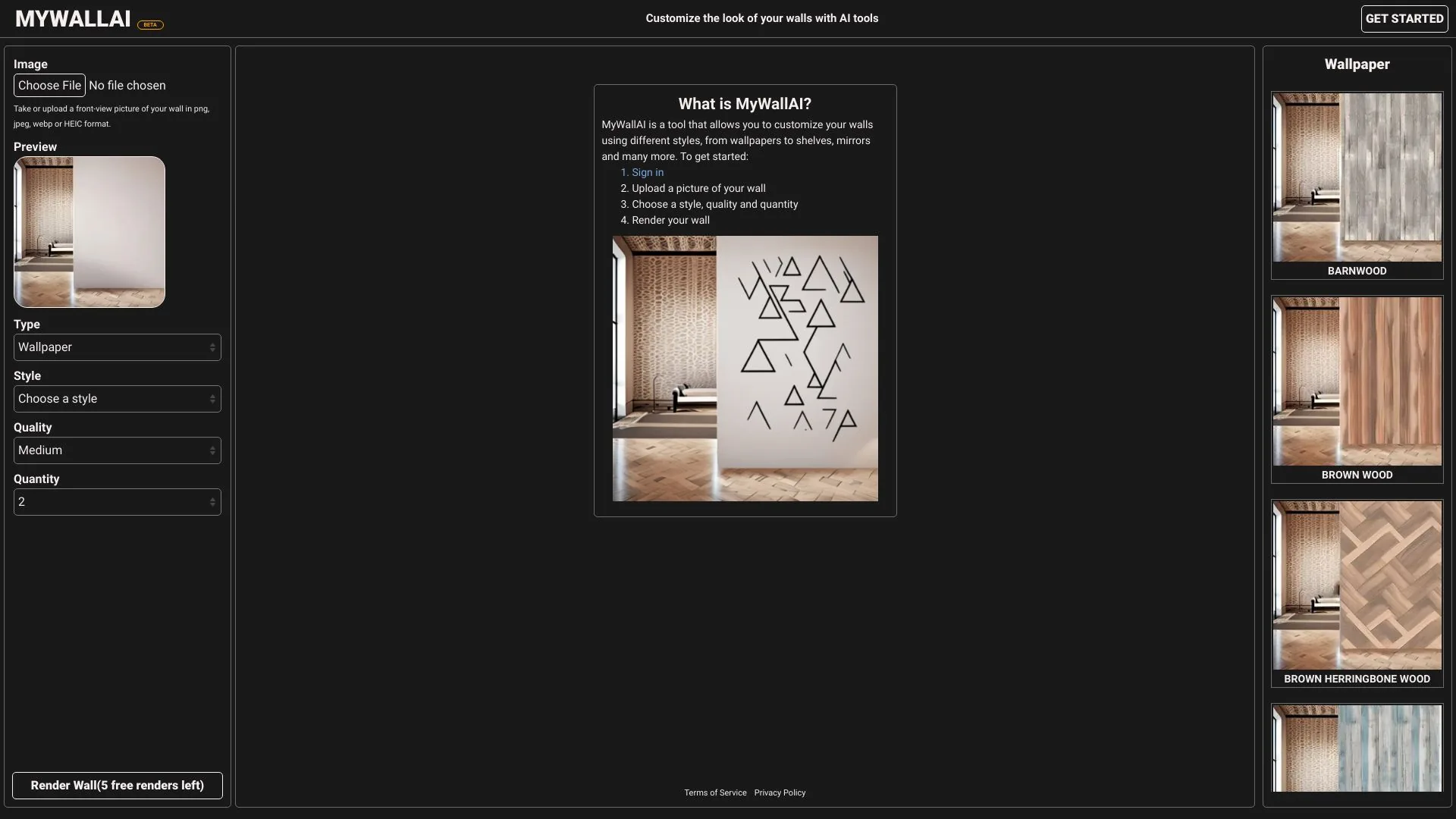 MyWallAI screenshot