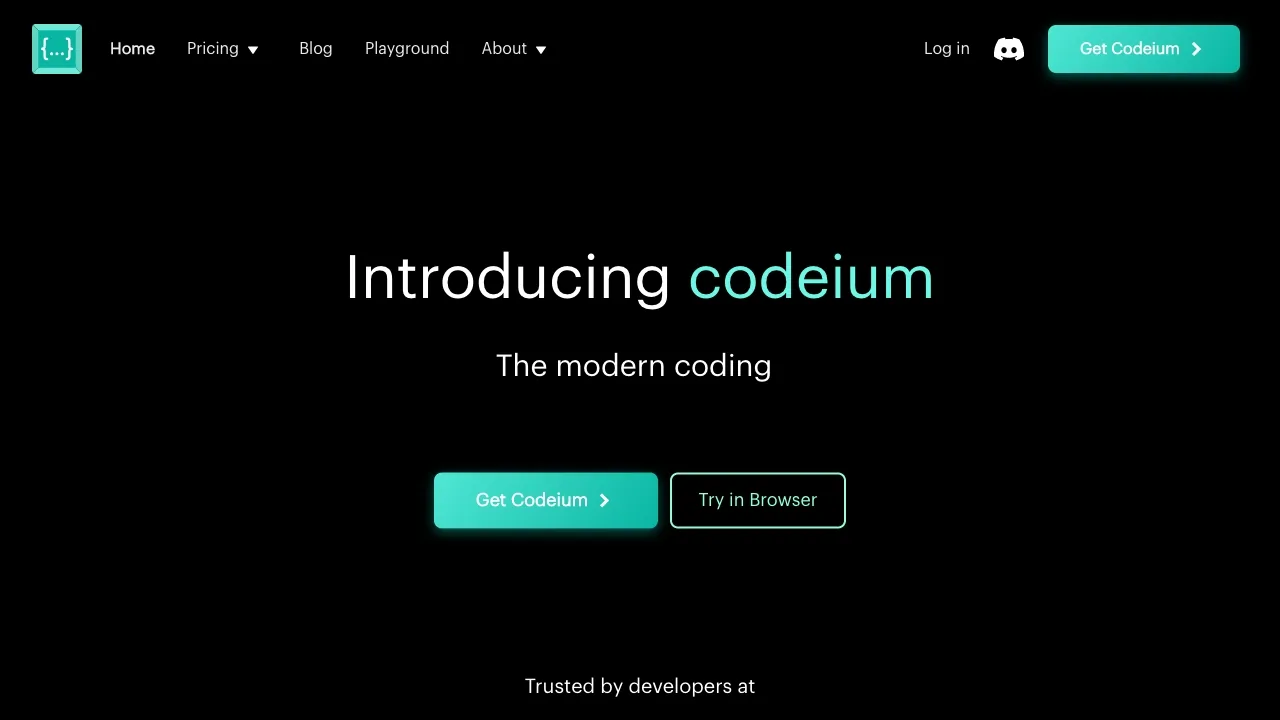 Codeium screenshot