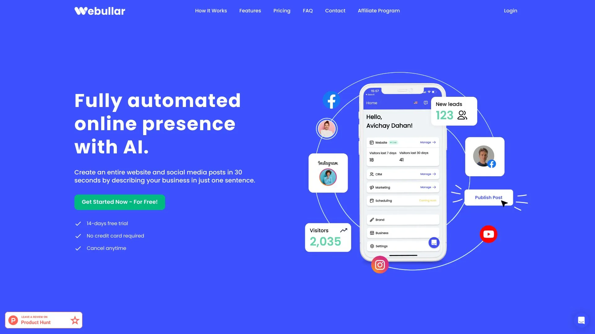 Webullar screenshot