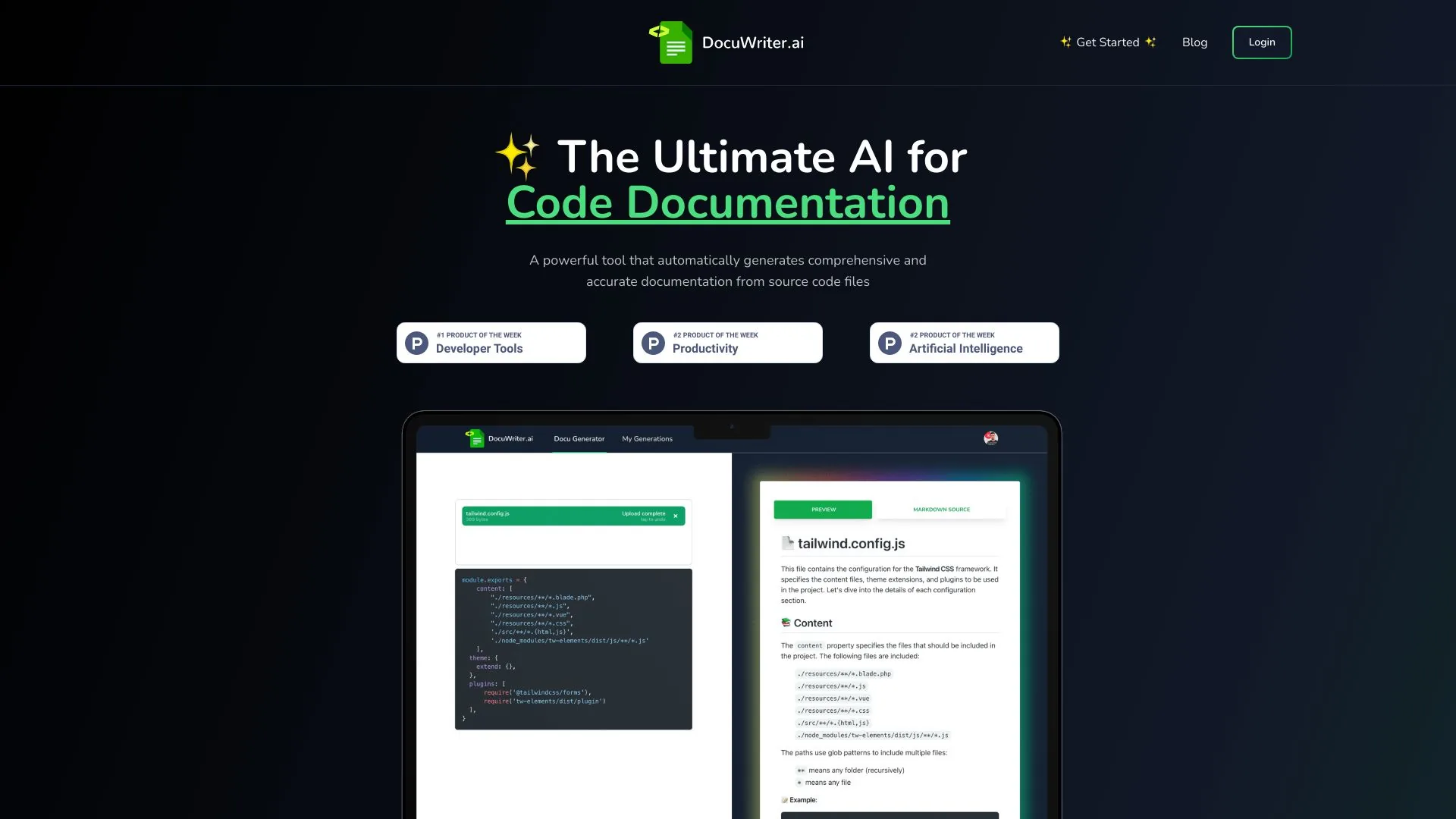 DocuWriter.ai screenshot