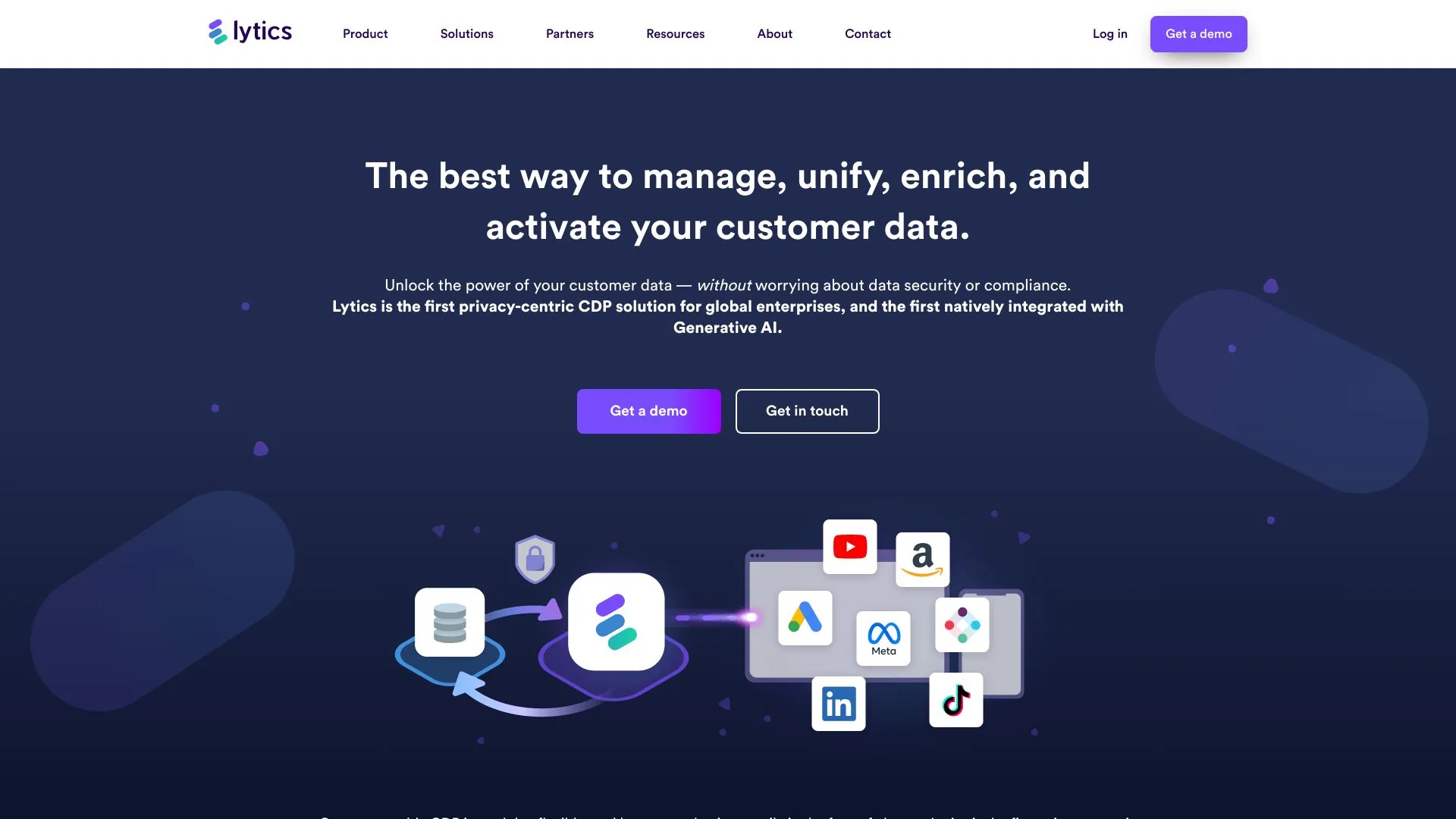 Lytics Customer Data Platform (CDP) screenshot