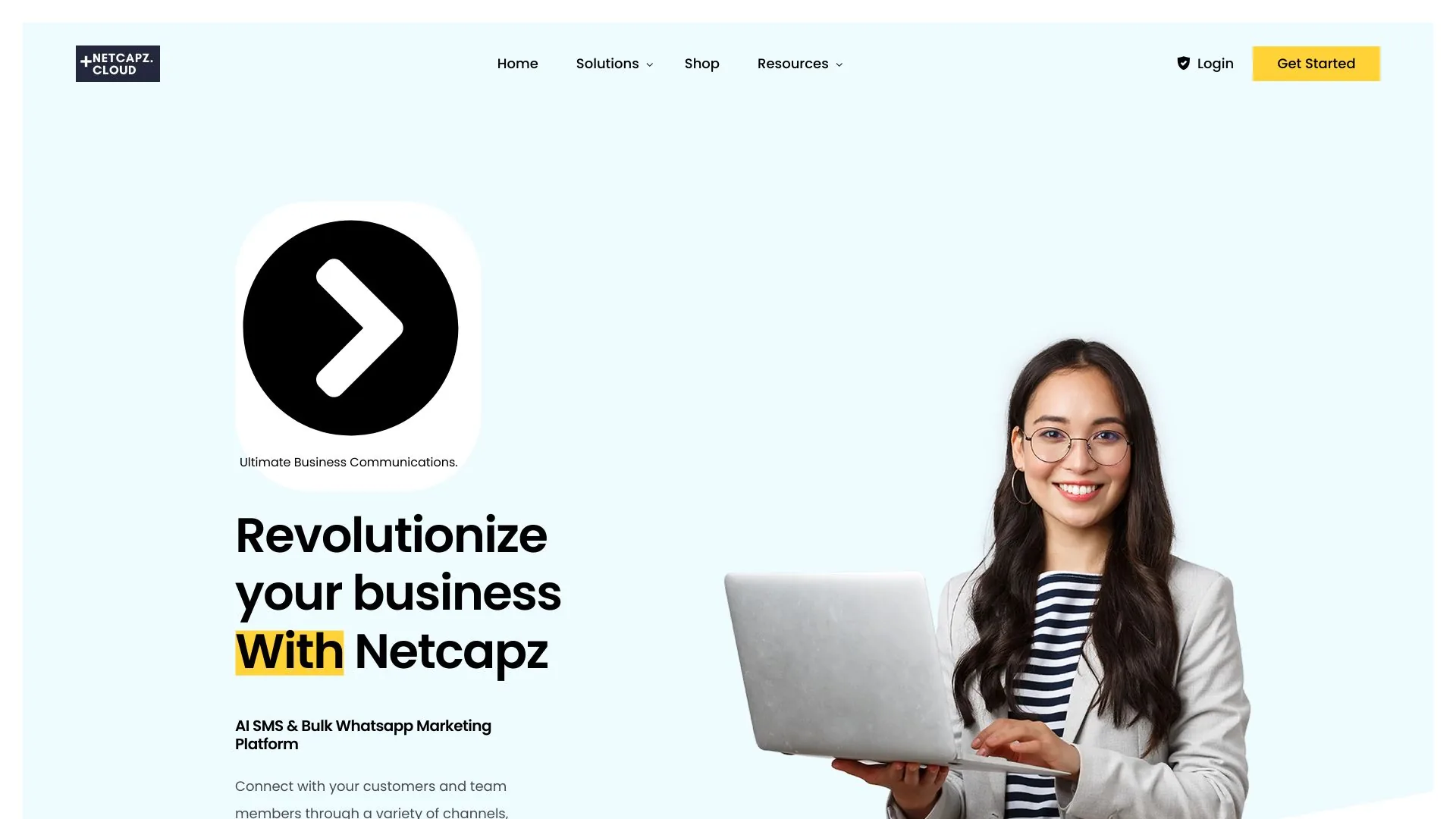 Netcapz - AI SMS Marketing | Whatsapp Marketing screenshot