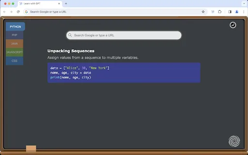 CodeTab screenshot