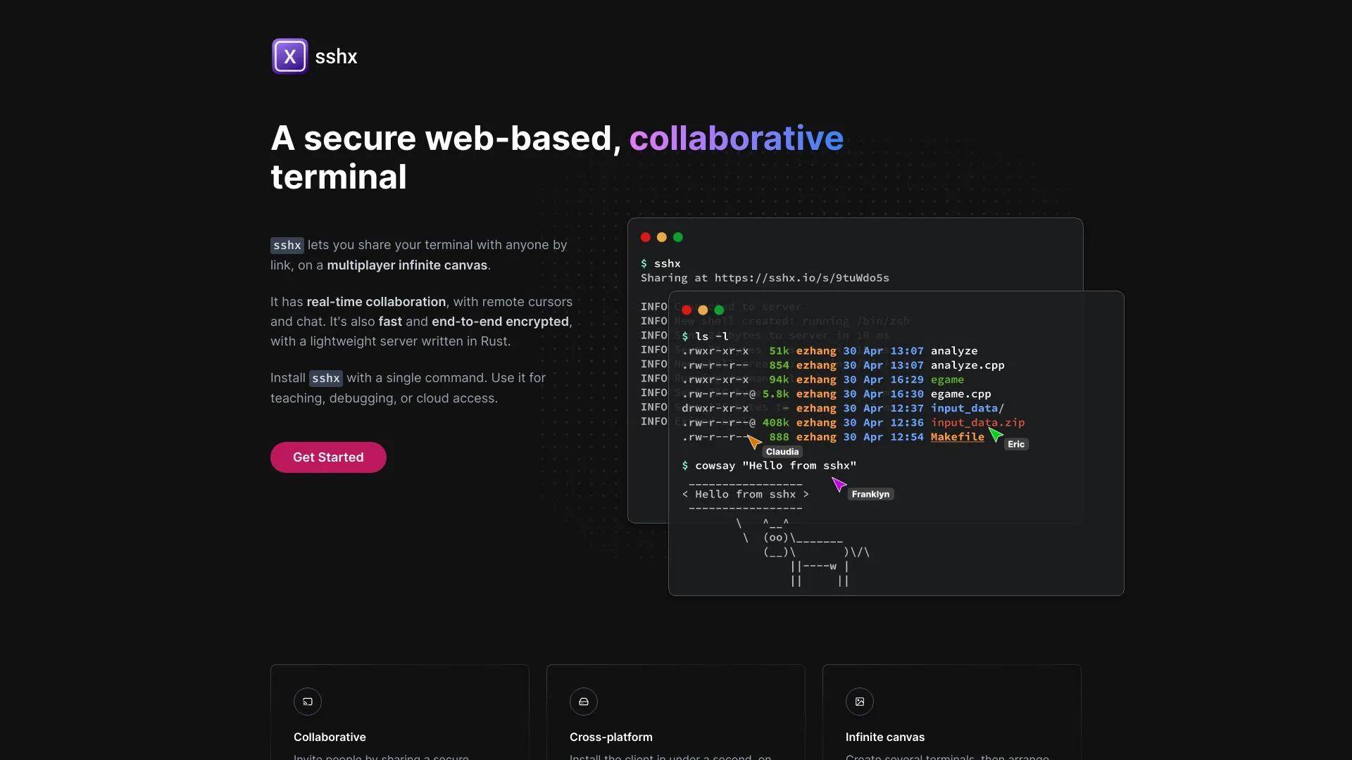 sshx screenshot