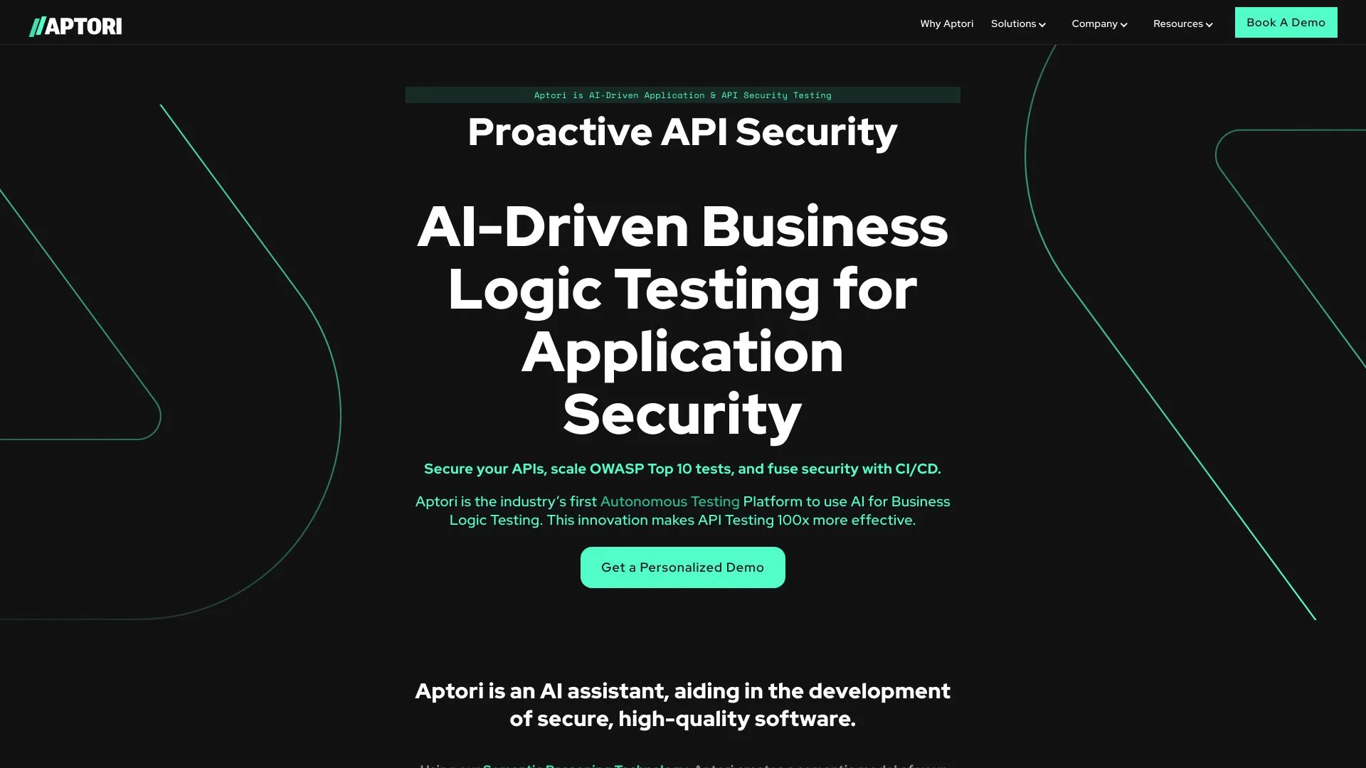 Aptori screenshot