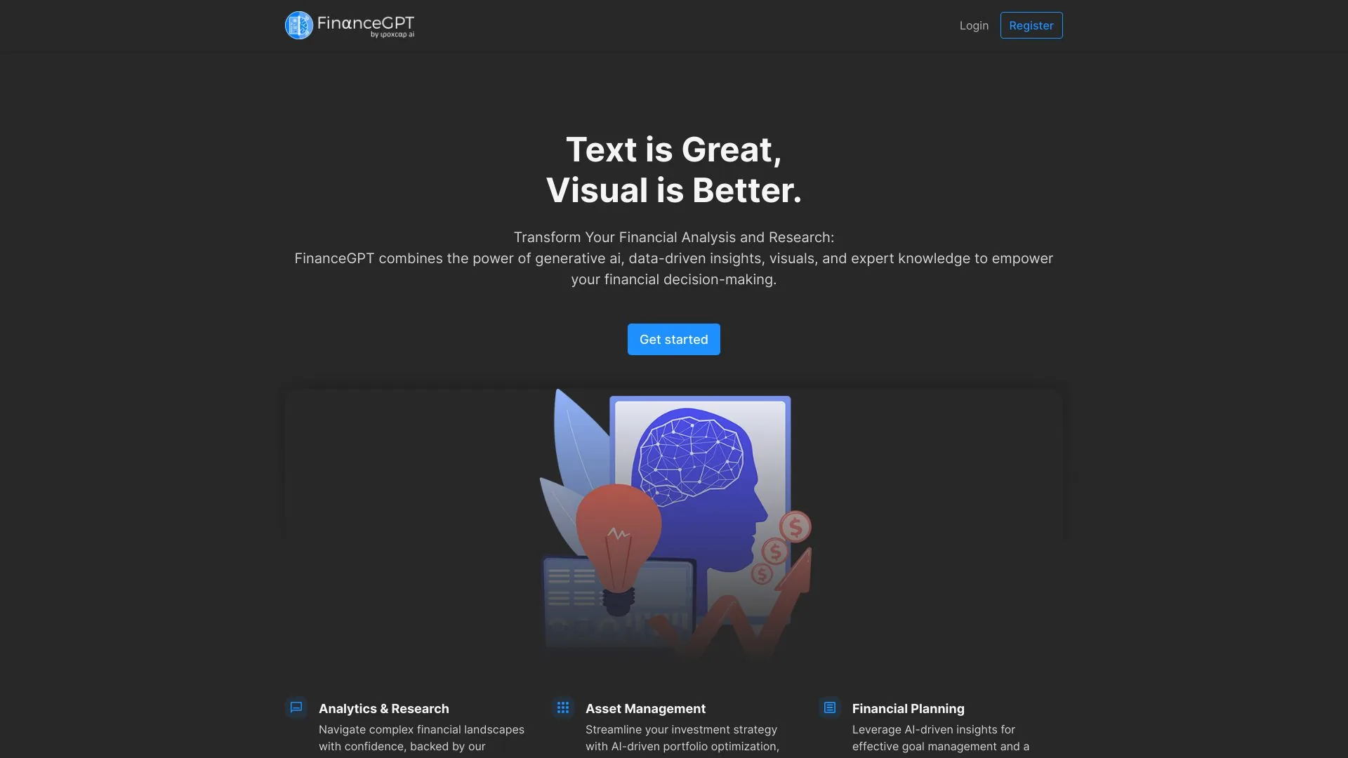 FinanceGPT screenshot