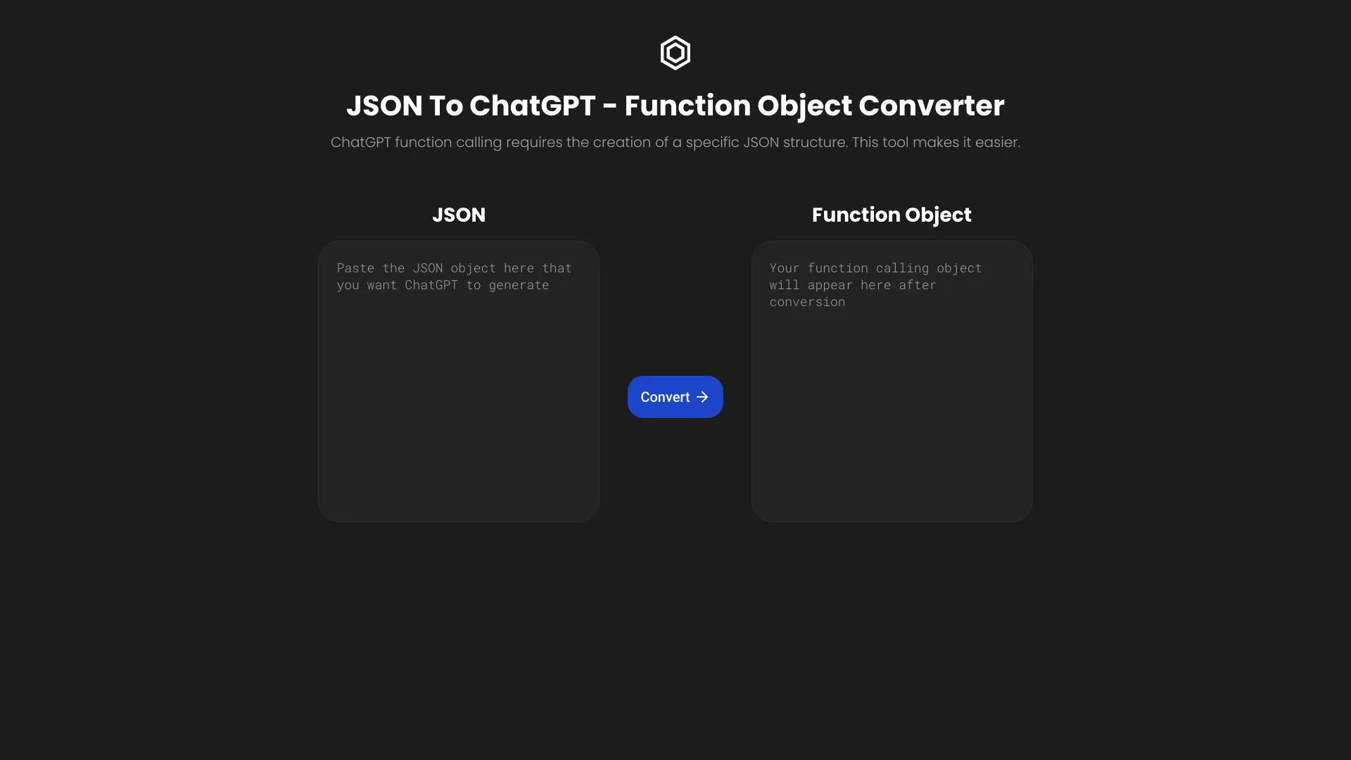JSON To ChatGPT screenshot