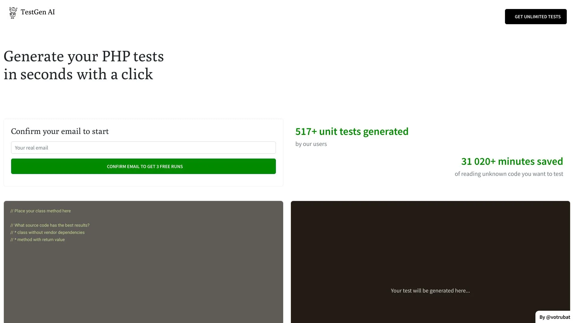 TestGenAI screenshot