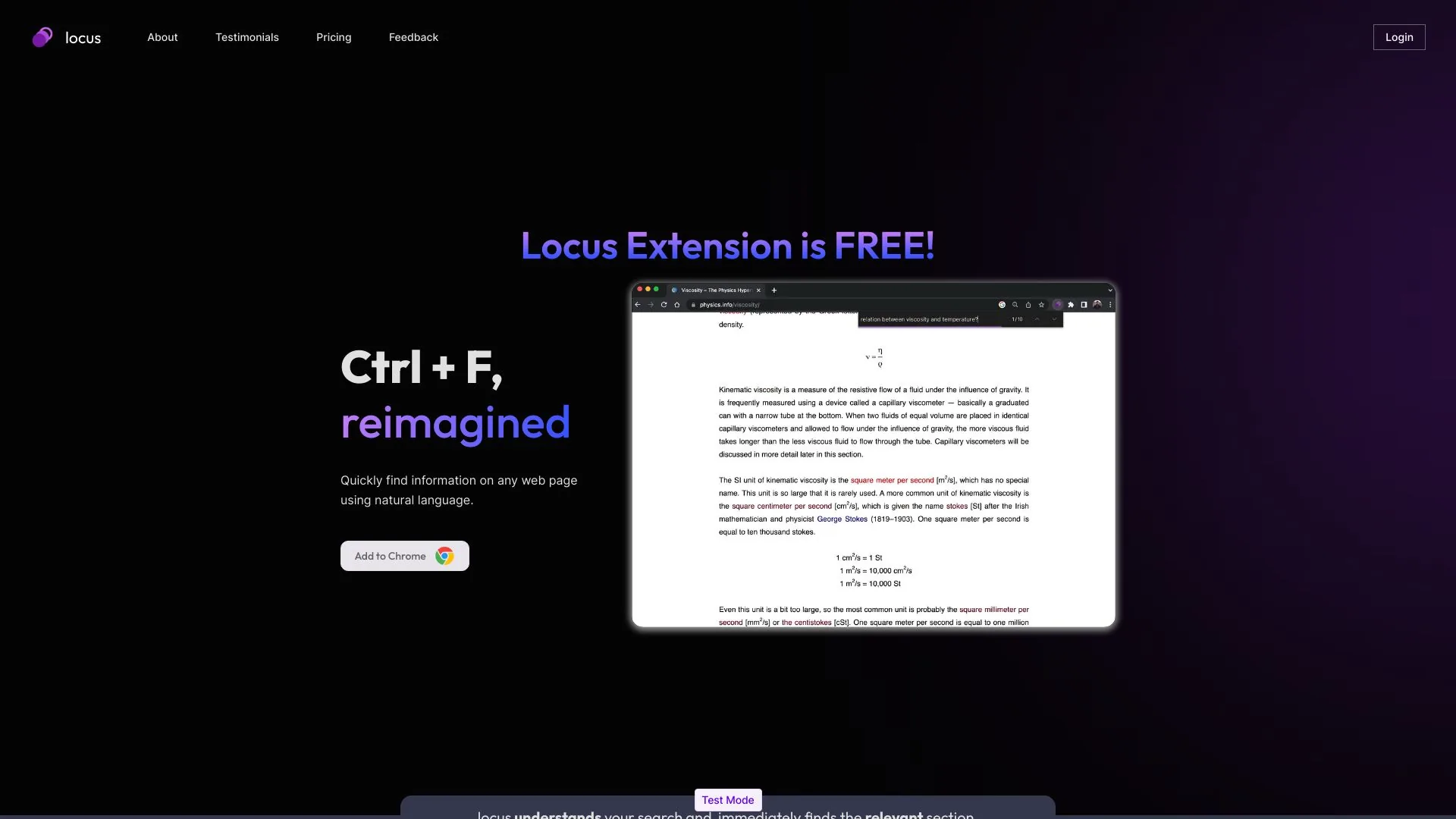 Locus - 智能CTRL F screenshot