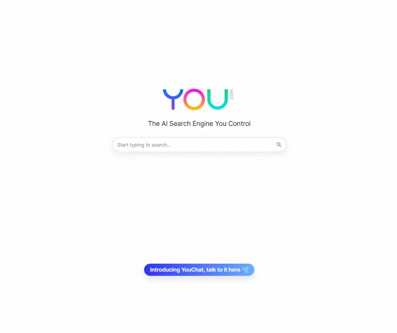 The Search Control screenshot