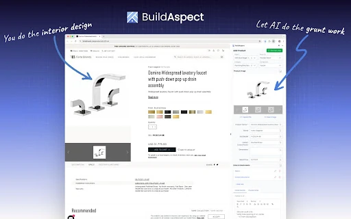 BuildAspect screenshot