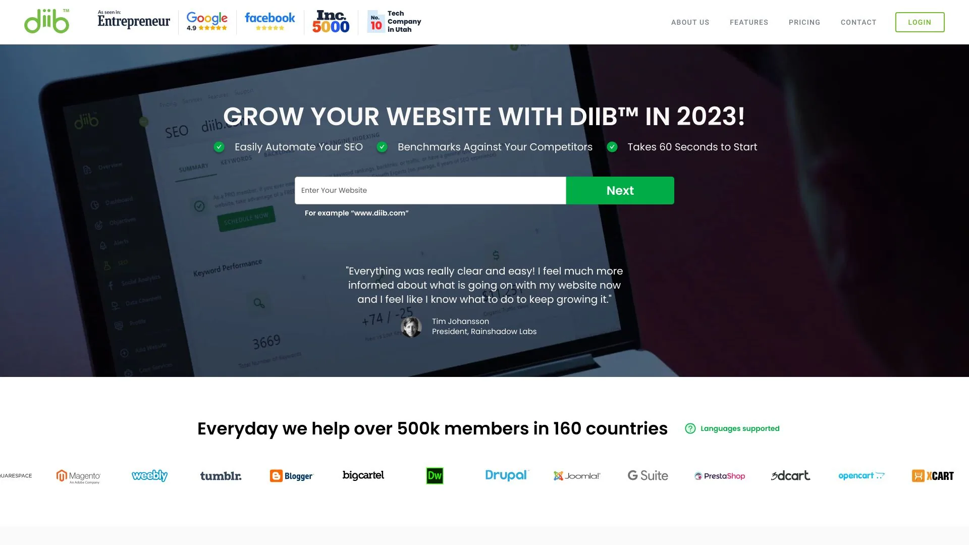 Diib screenshot