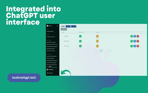 BookmarkGPT - Bookmark Your ChatGPT Prompts screenshot