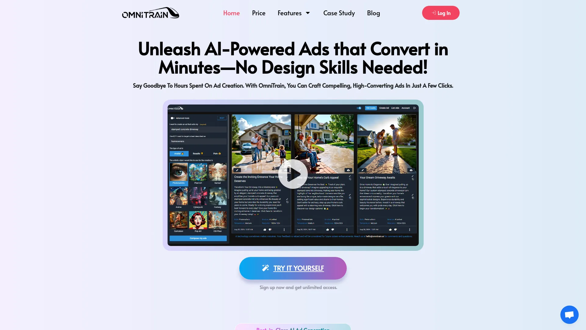 Omnitrain screenshot